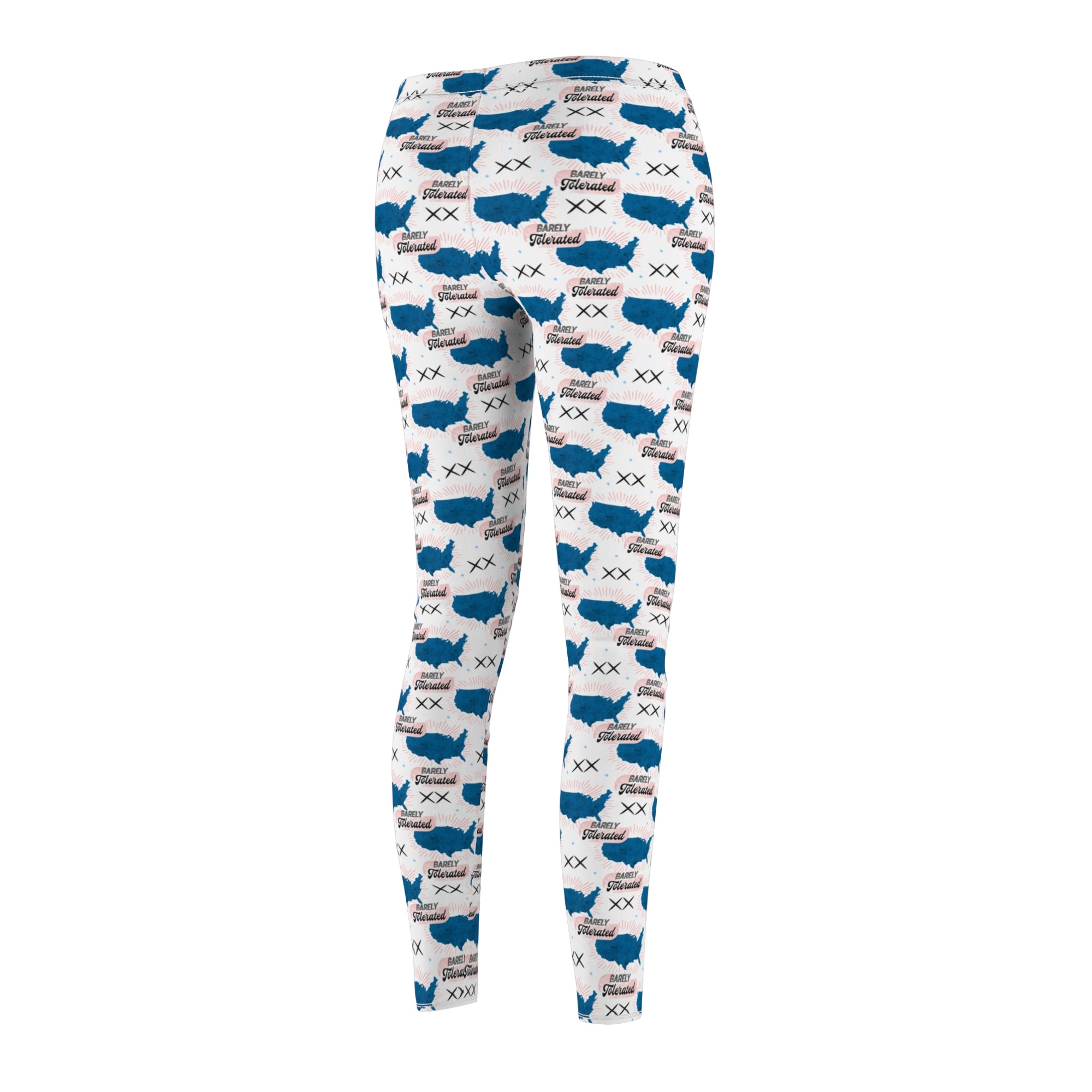 Barely Tolerated Printed Leggings