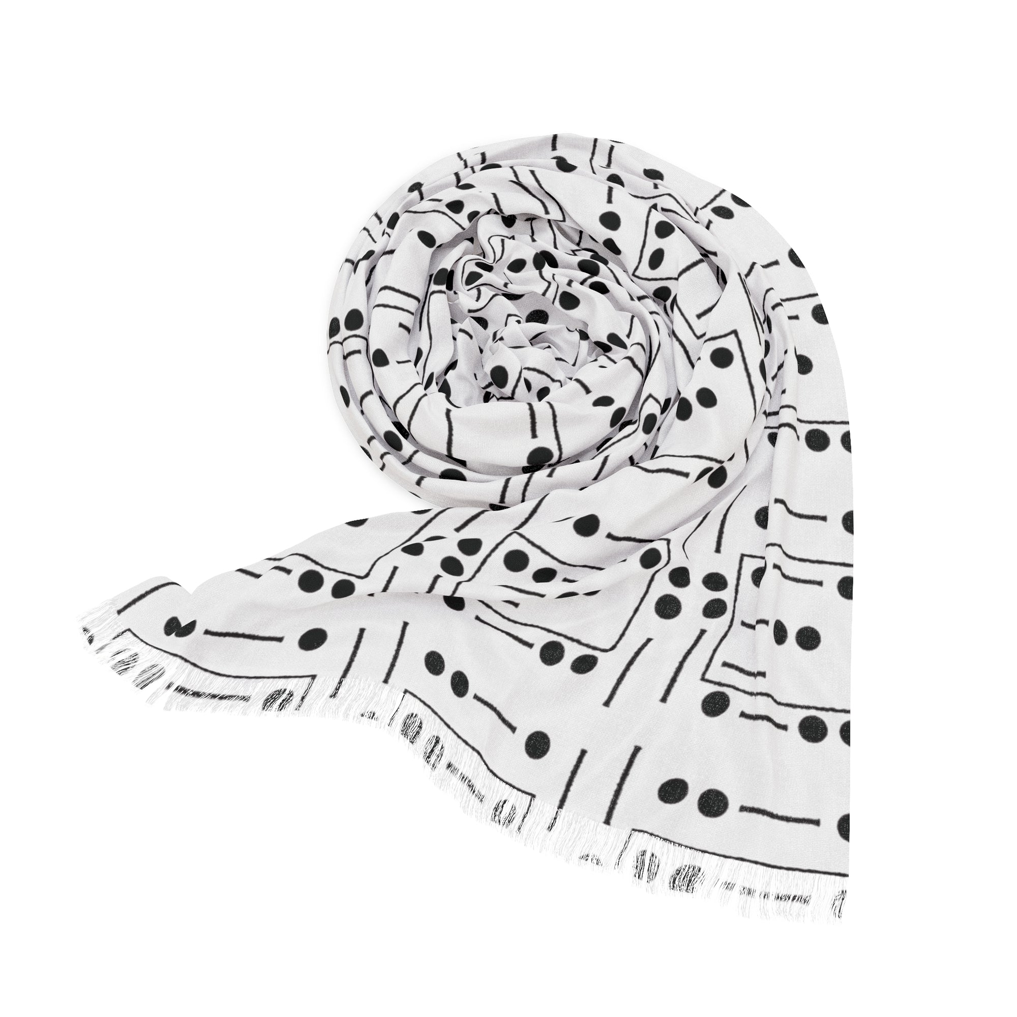 Morse Code Scarf
