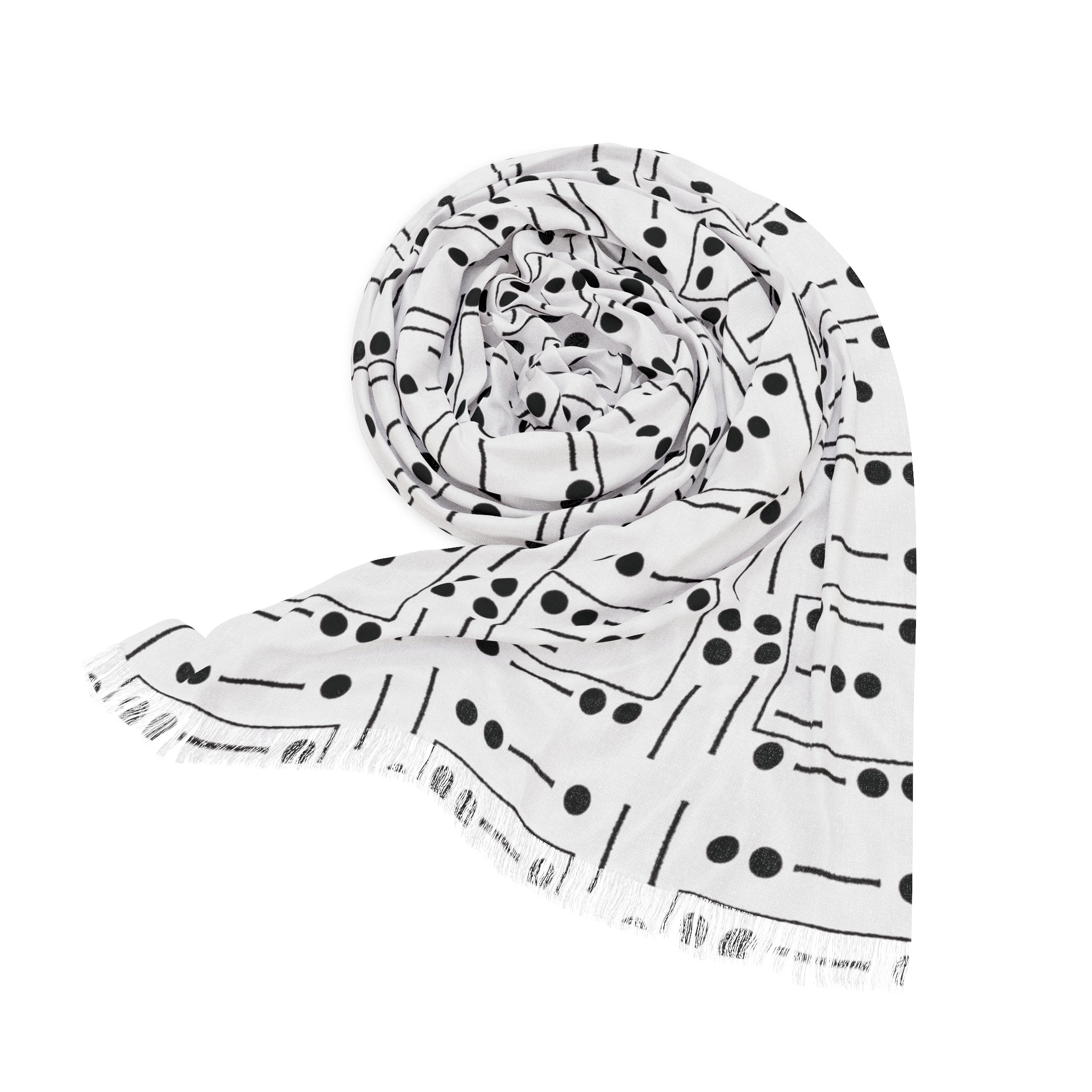 Morse Code Scarf