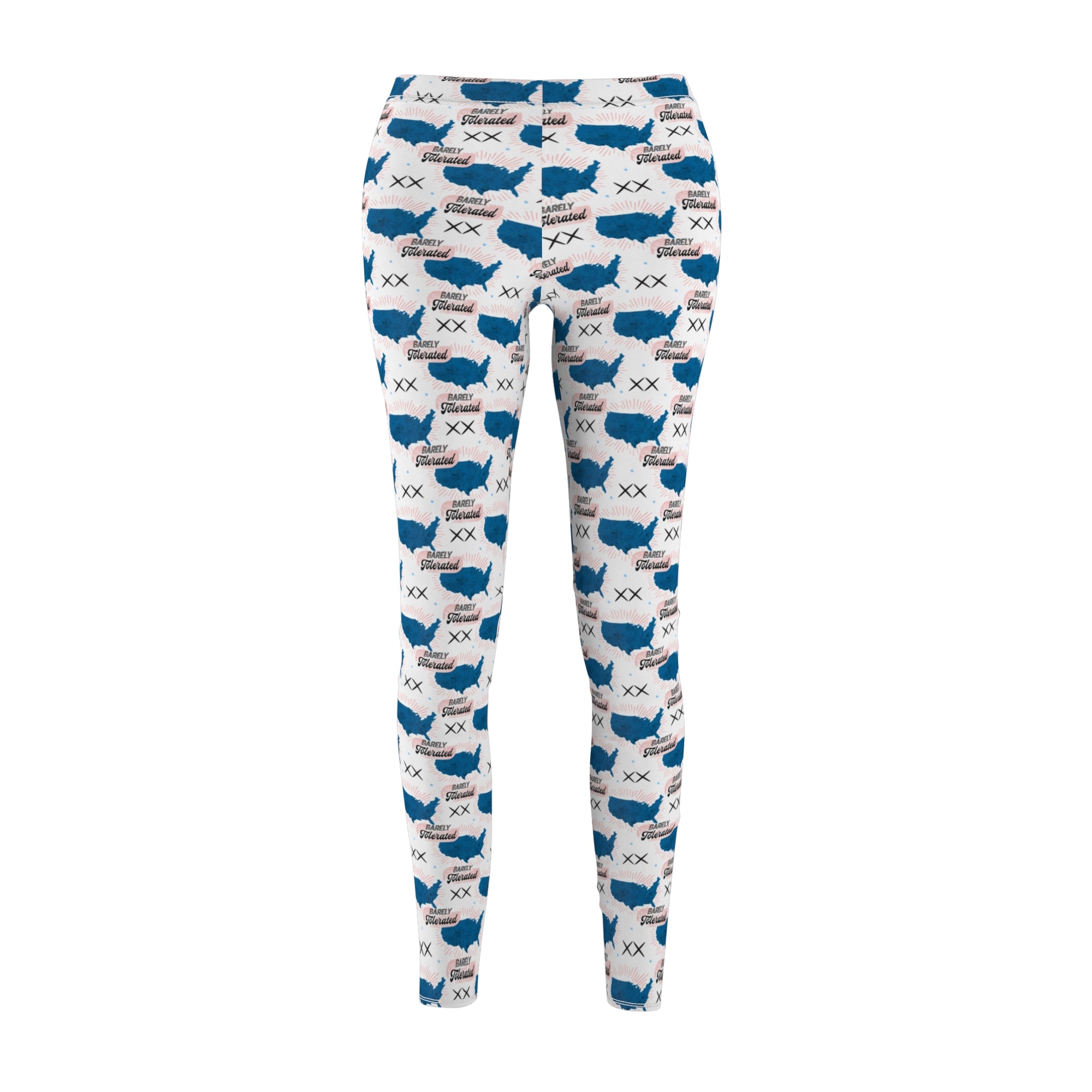 Barely Tolerated Printed Leggings