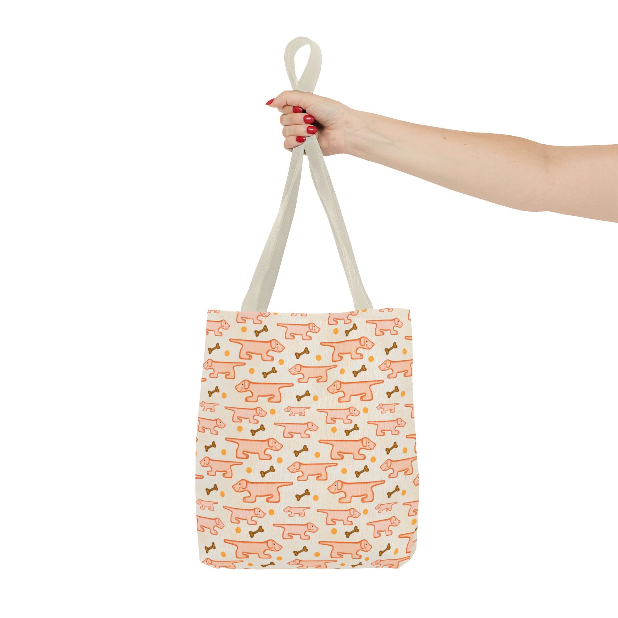 Weiner Tote Bag | Cute Sausage Dog Repeat Print