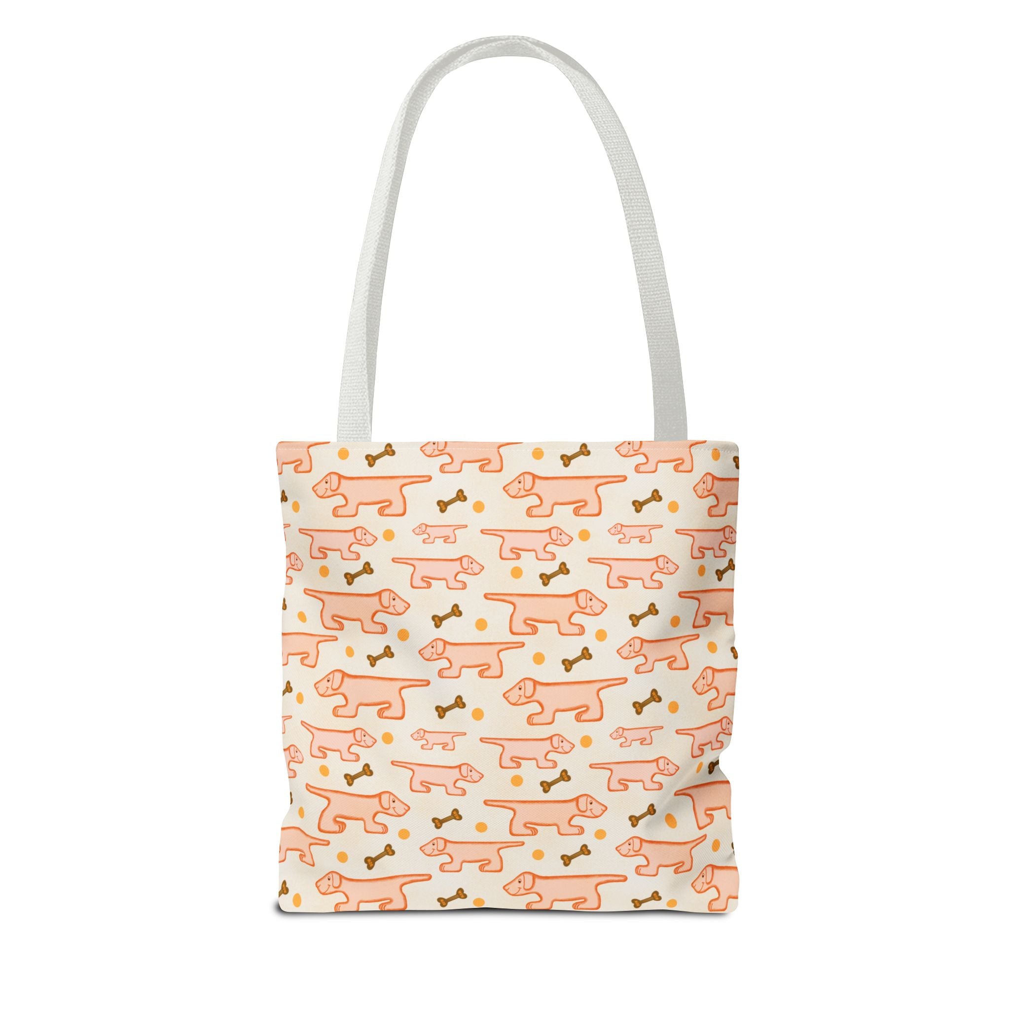 Weiner Tote Bag | Cute Sausage Dog Repeat Print