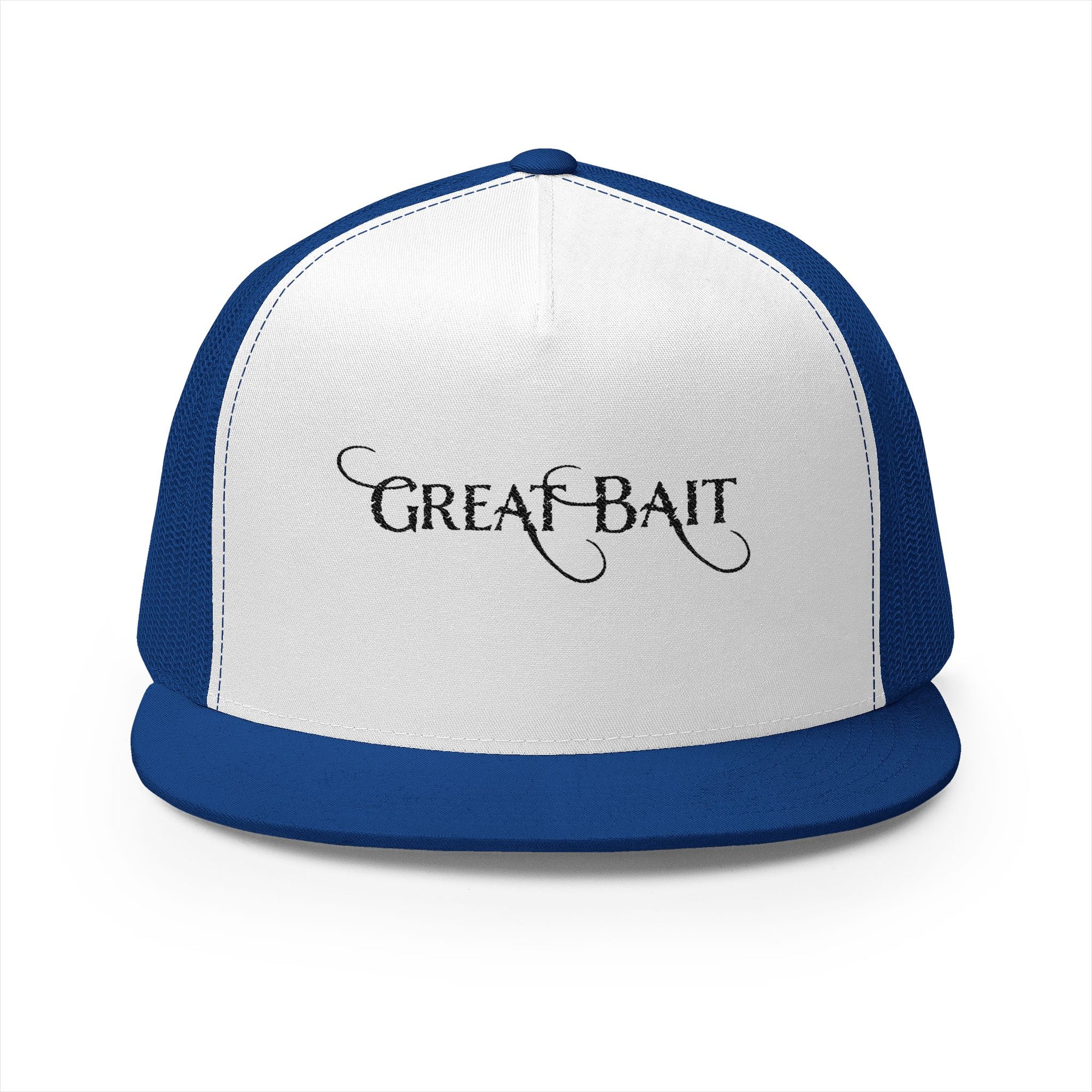 Great Bait 5 Panel Trucker Cap -Get Hooked