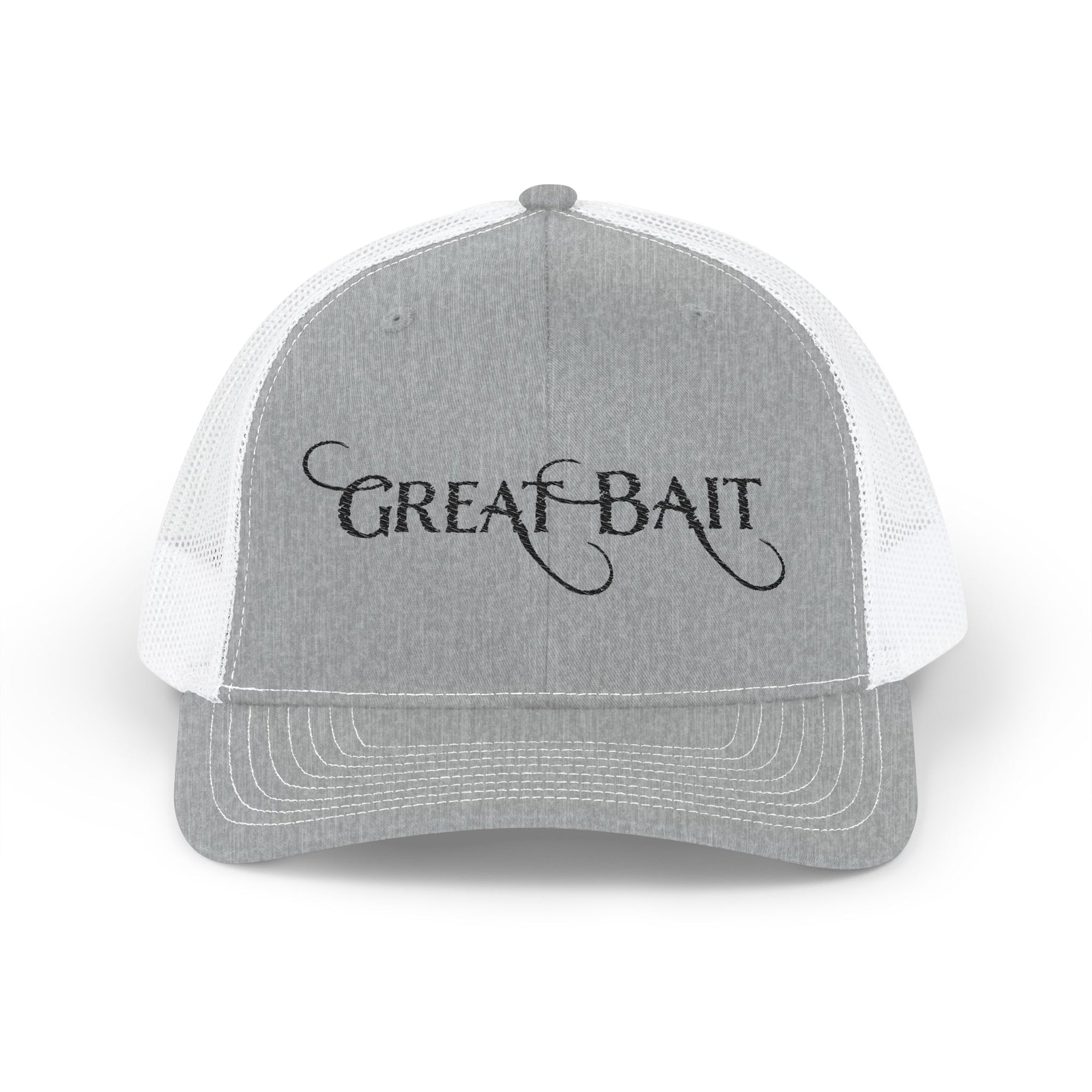 Great Bait Embroidered Snapback Trucker Cap