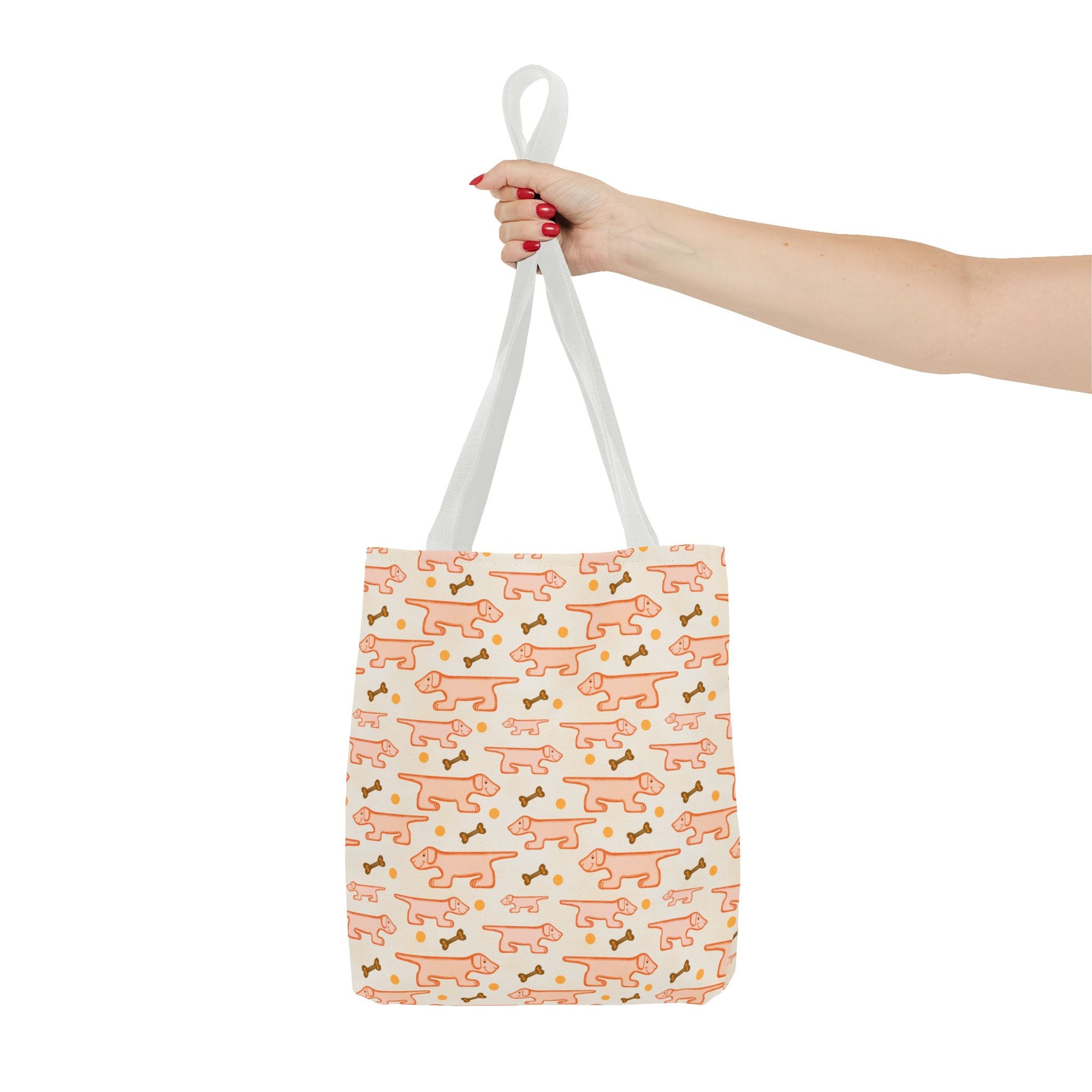 Weiner Tote Bag | Cute Sausage Dog Repeat Print