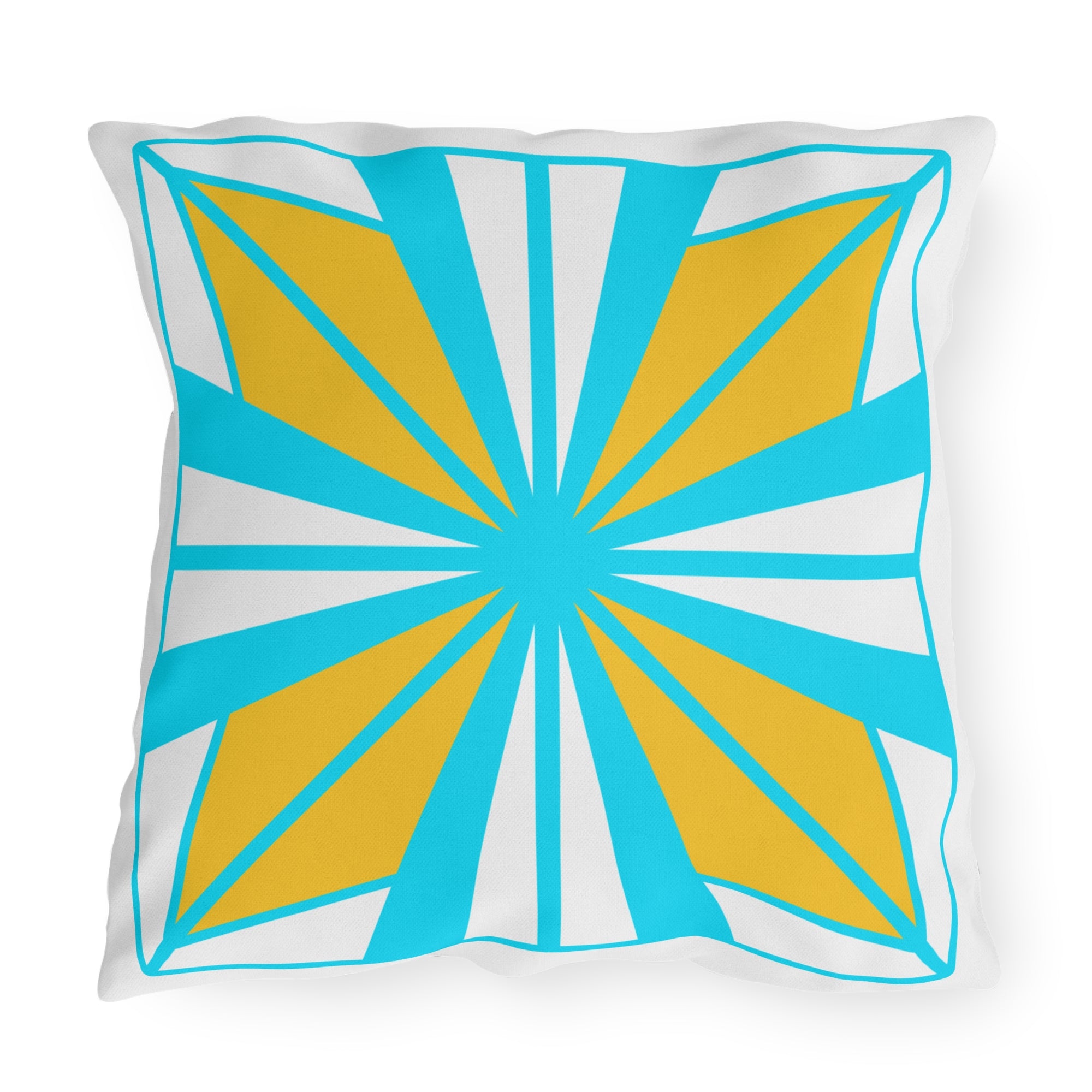 Vibrant Geometric Outdoor Pillows for Patio Decor