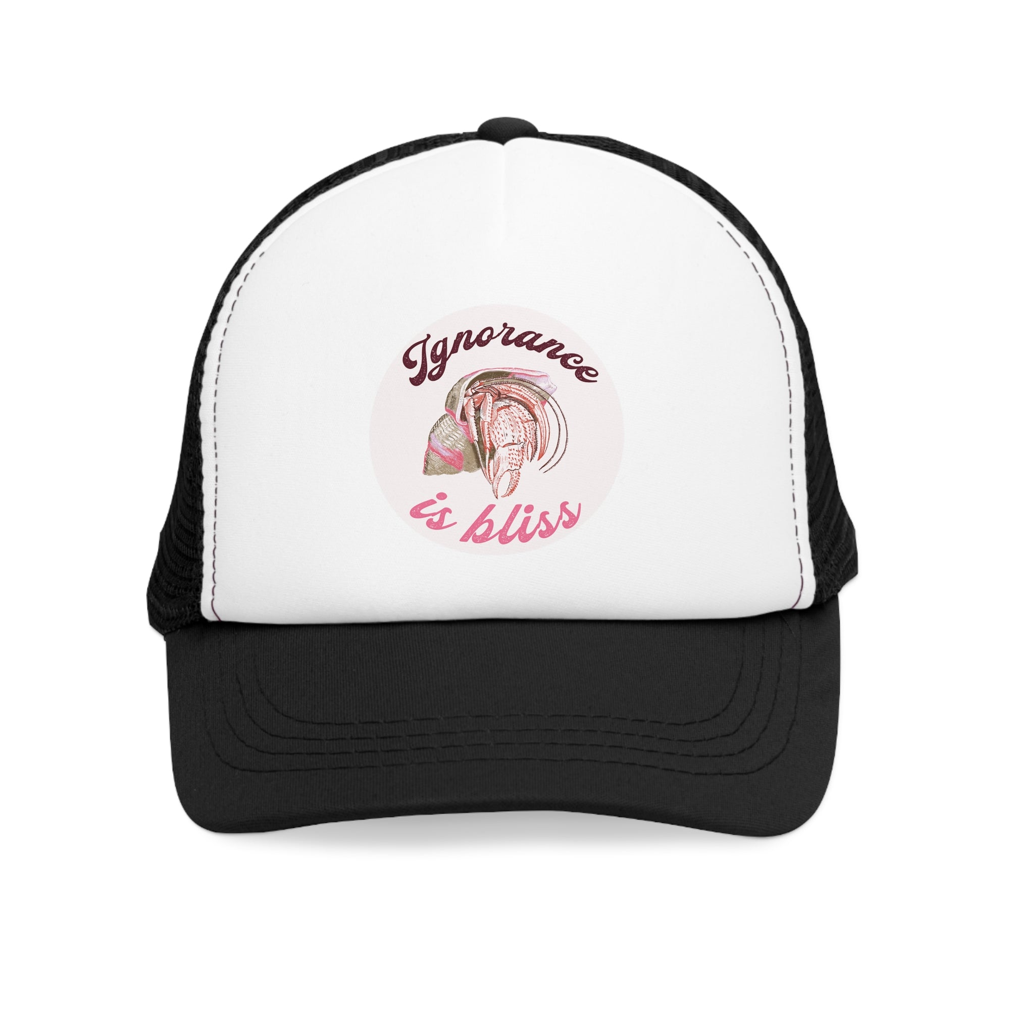 Ignorance is Bliss Mesh Cap -Hermit Crab