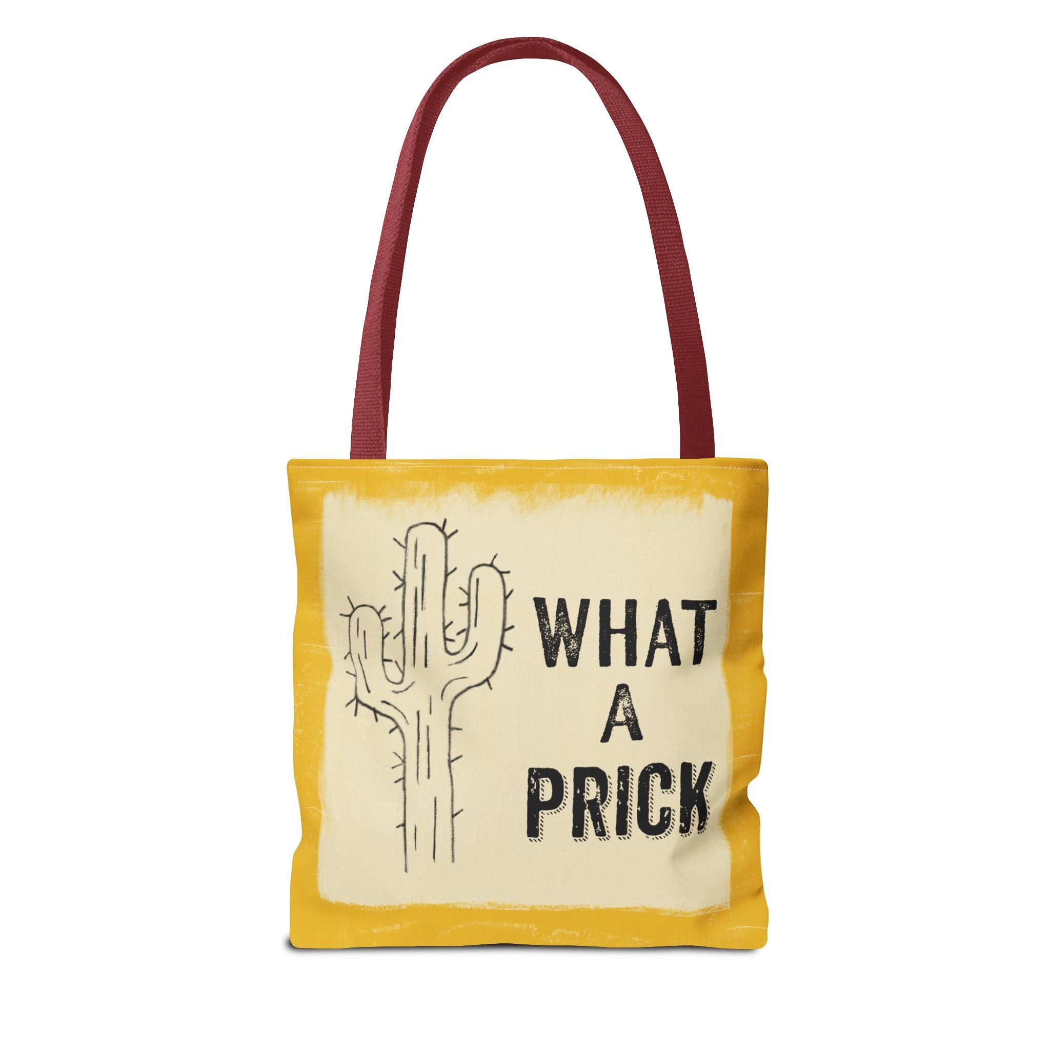 Funny Cactus Tote Bag - "What a Prick" Quirky Design for Everyday Use