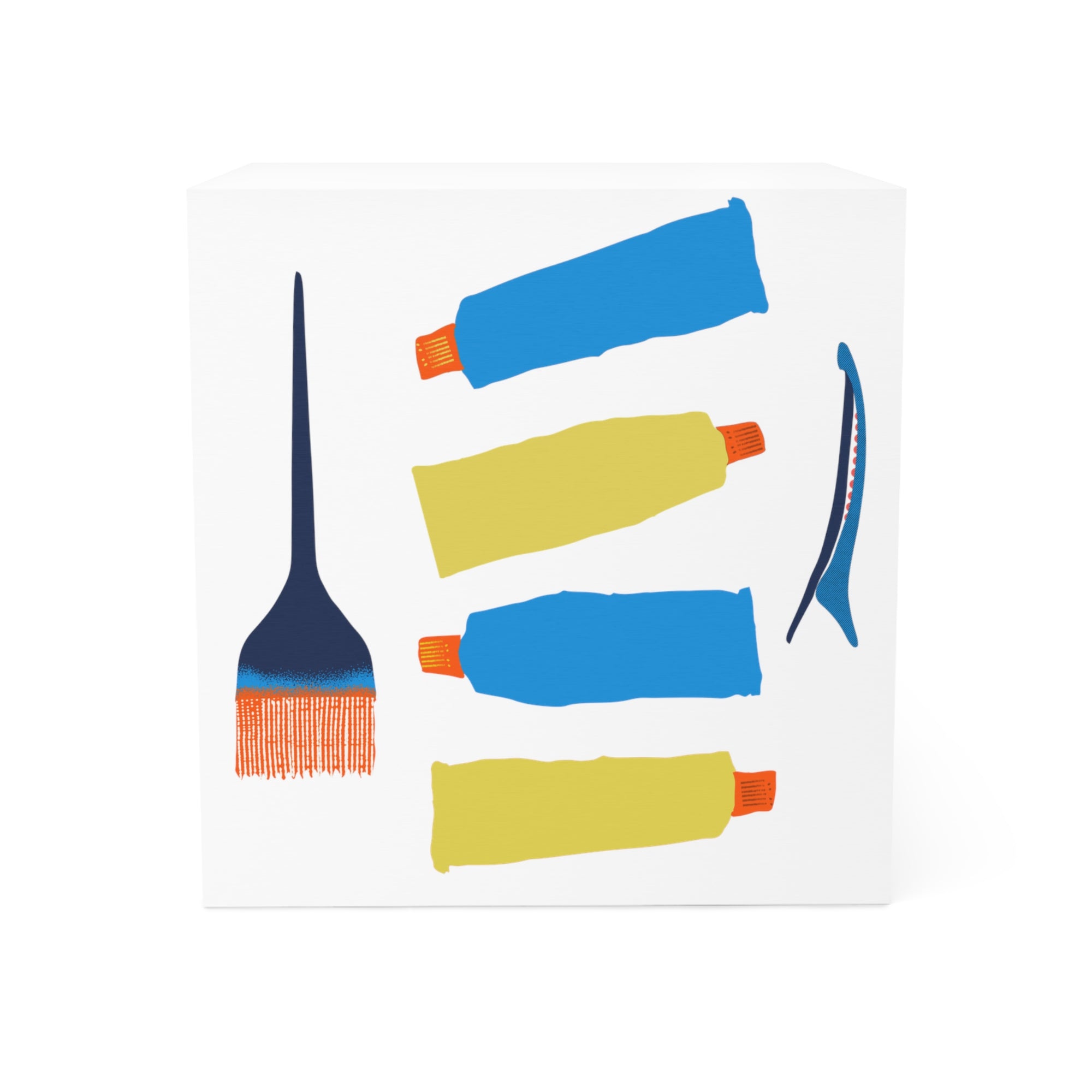 Hair Stylist Color Tools Note Cube | Salon Color Formula Notepad