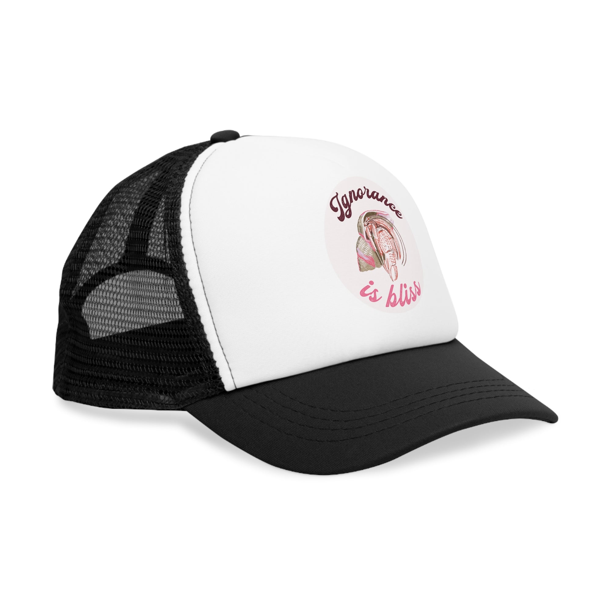 Ignorance is Bliss Mesh Cap -Hermit Crab