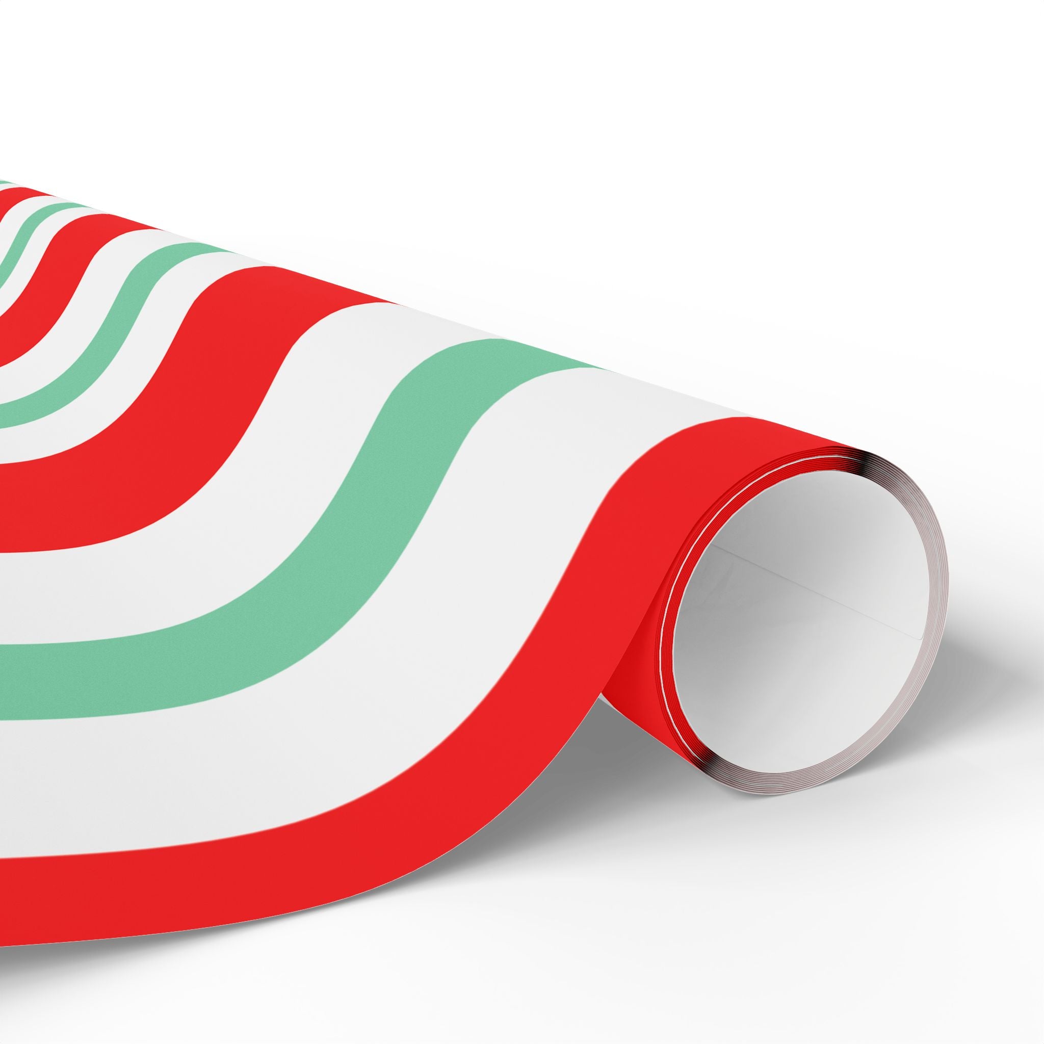 Festive Striped Wrapping Paper for Holidays and Celebrations