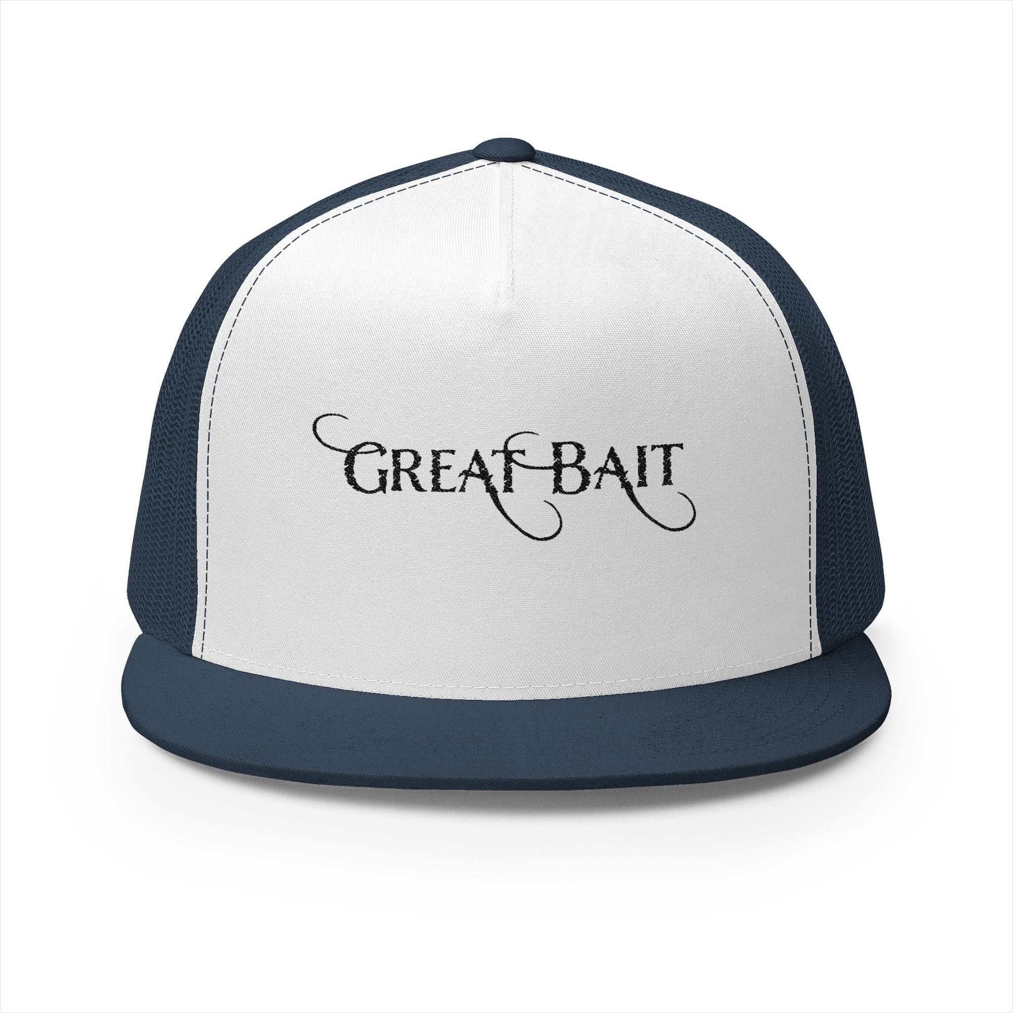Great Bait 5 Panel Trucker Cap -Get Hooked