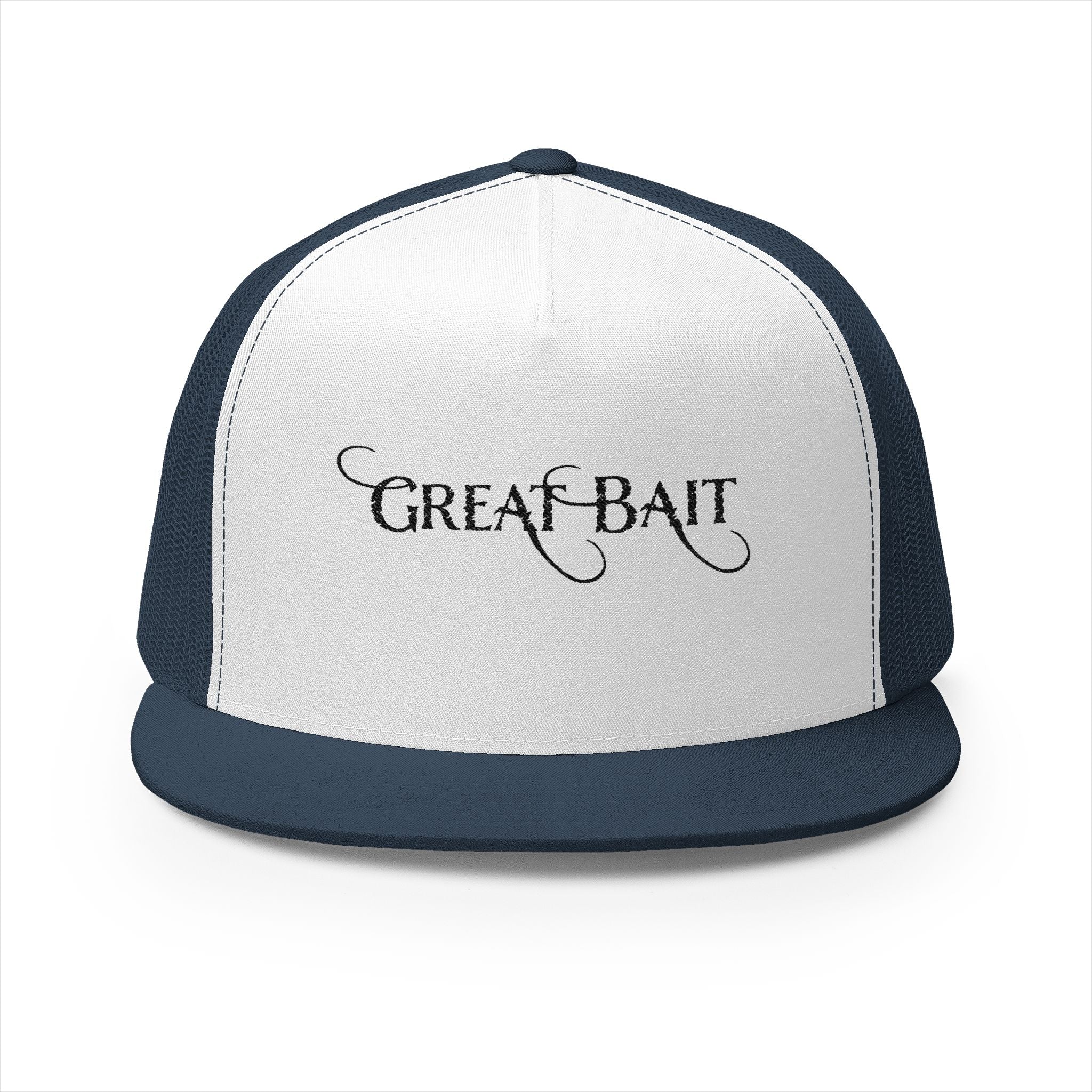 Great Bait 5 Panel Trucker Cap -Get Hooked