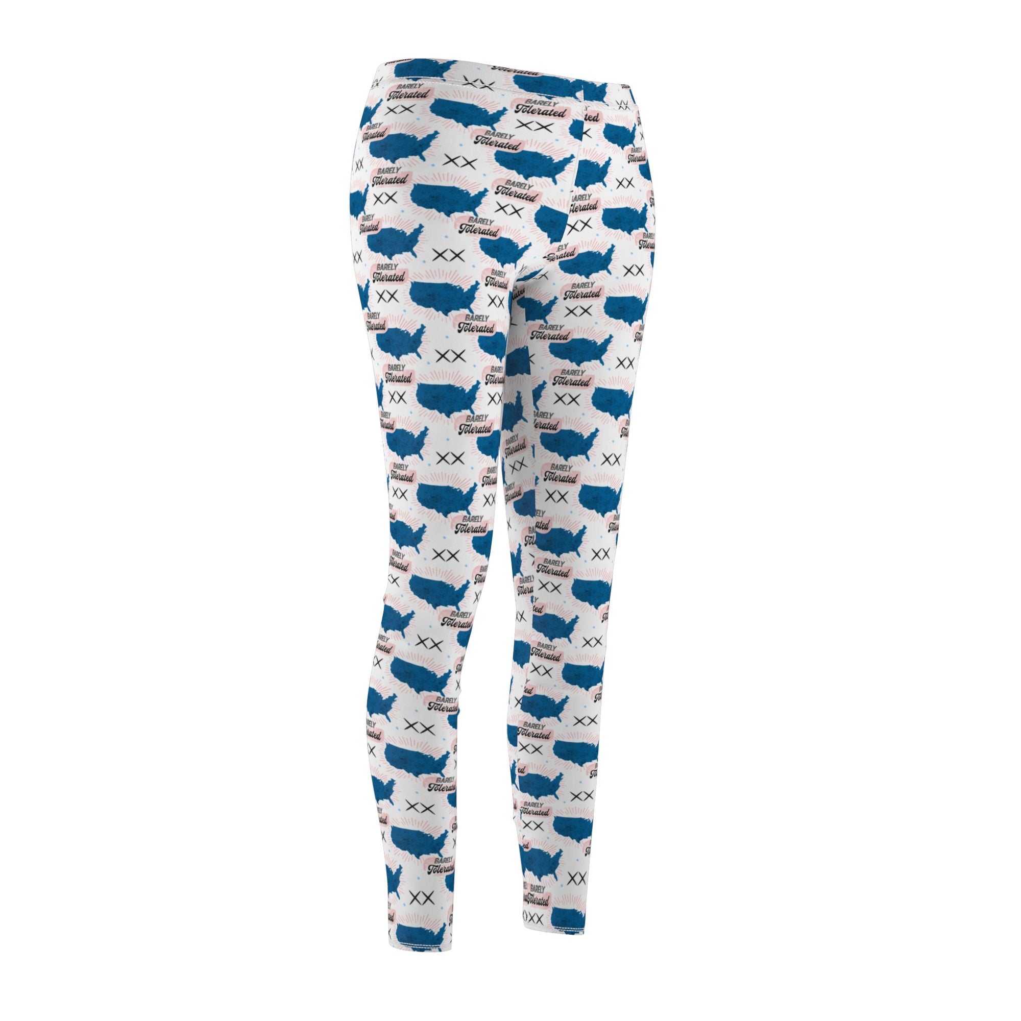 Barely Tolerated Printed Leggings