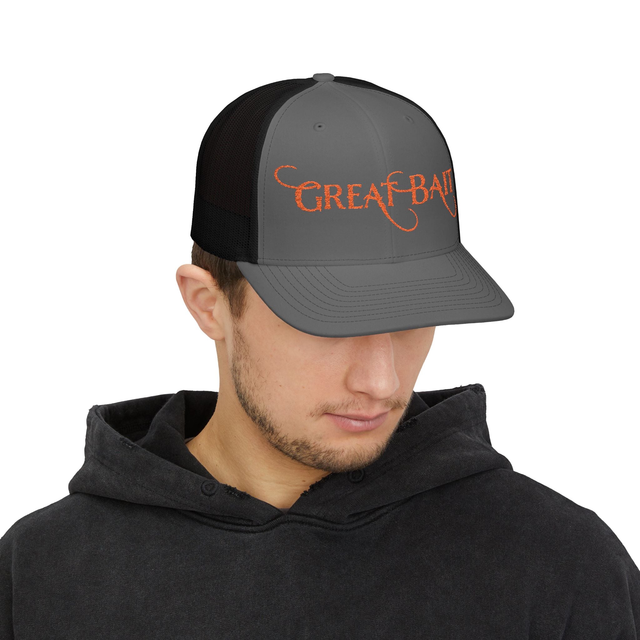 Great Bait Snapback Trucker Cap –Get Hooked
