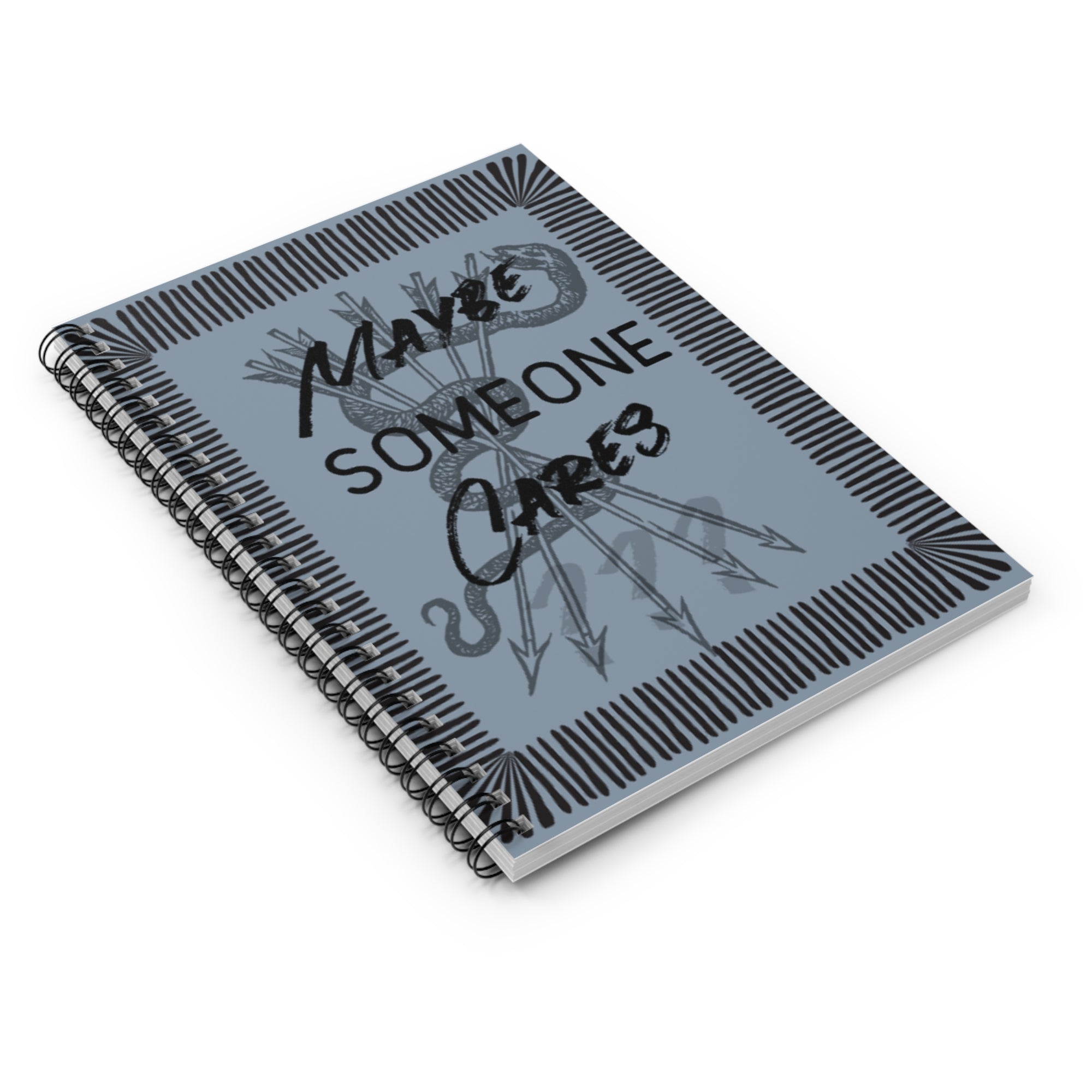Maybe Someone Cares Spiral Notebook