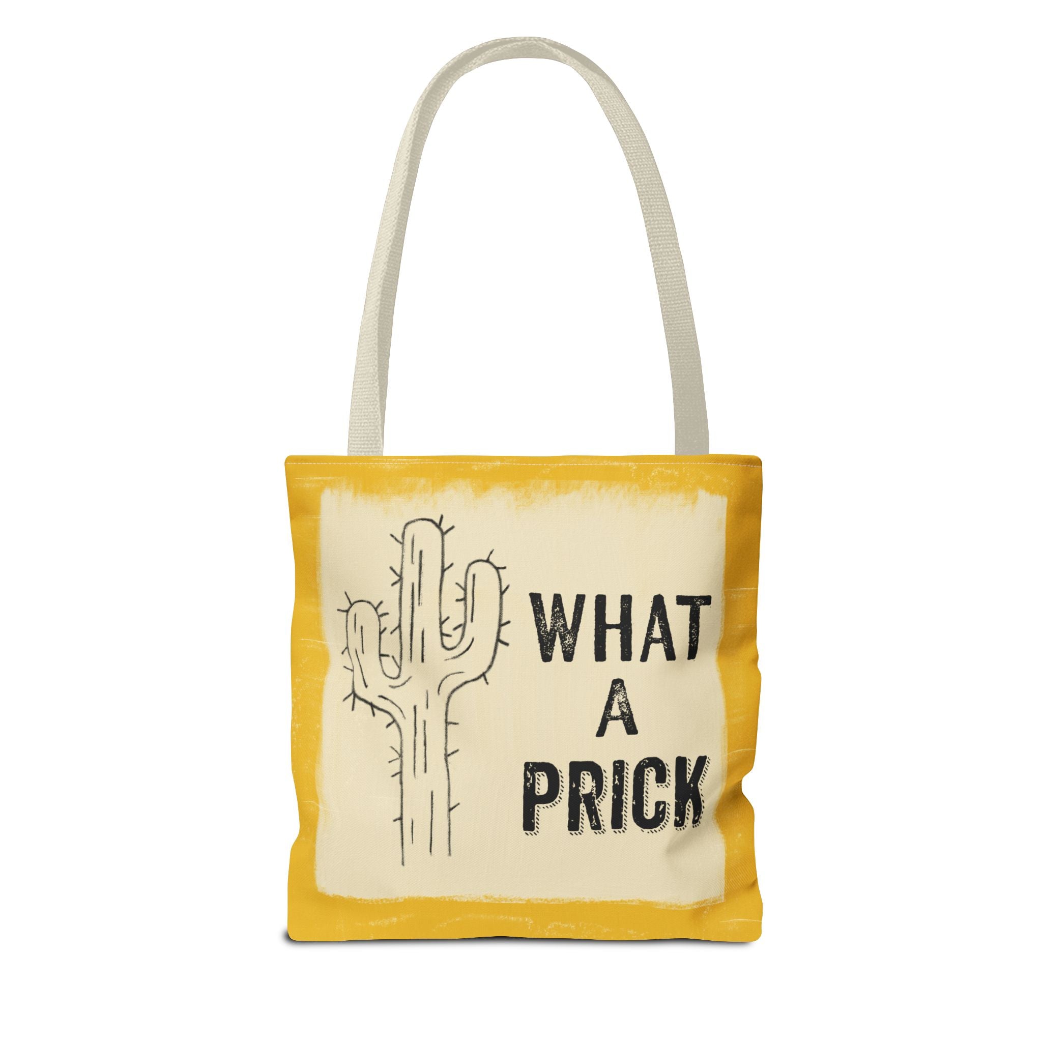 Funny Cactus Tote Bag - "What a Prick" Quirky Design for Everyday Use