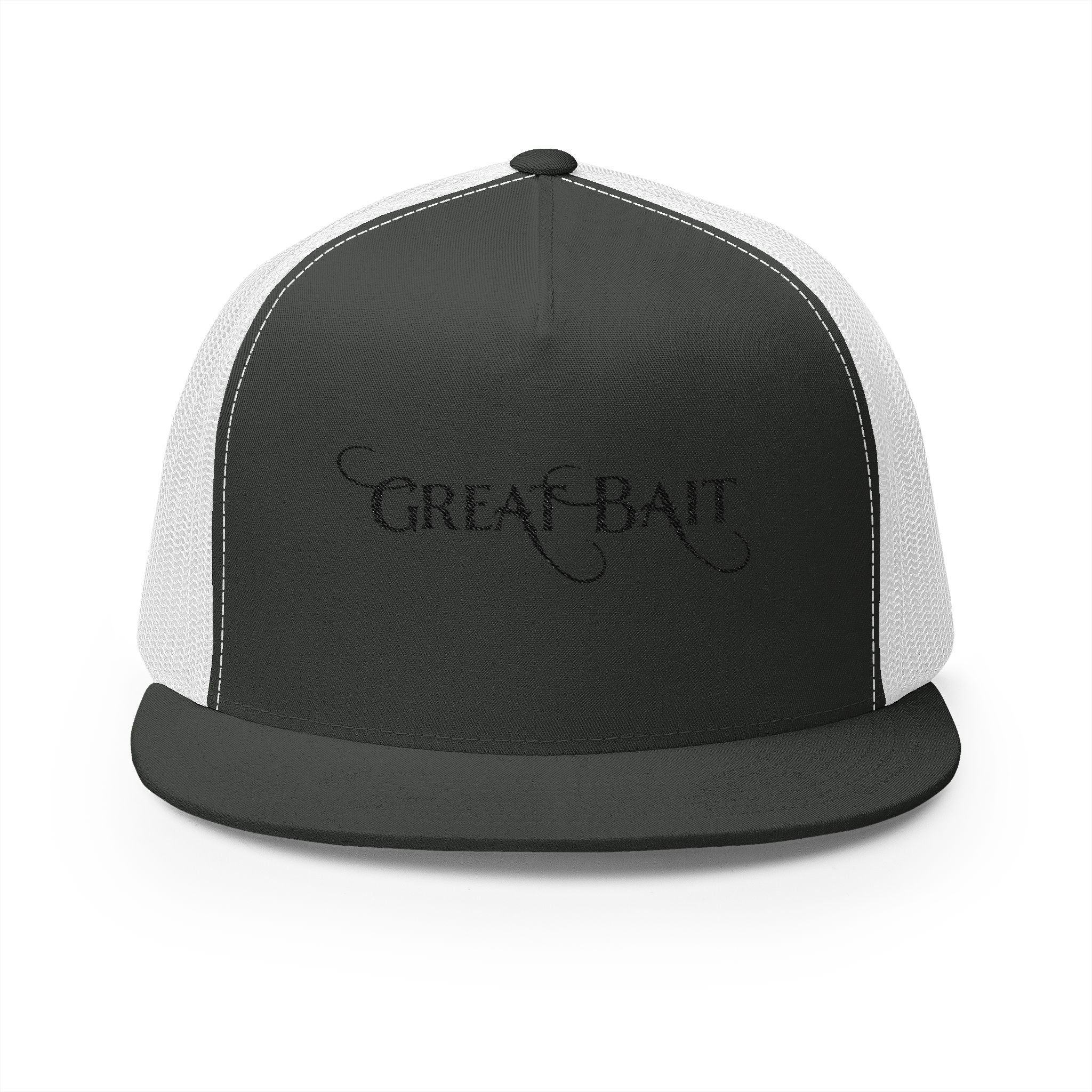 Great Bait 5 Panel Trucker Cap -Get Hooked