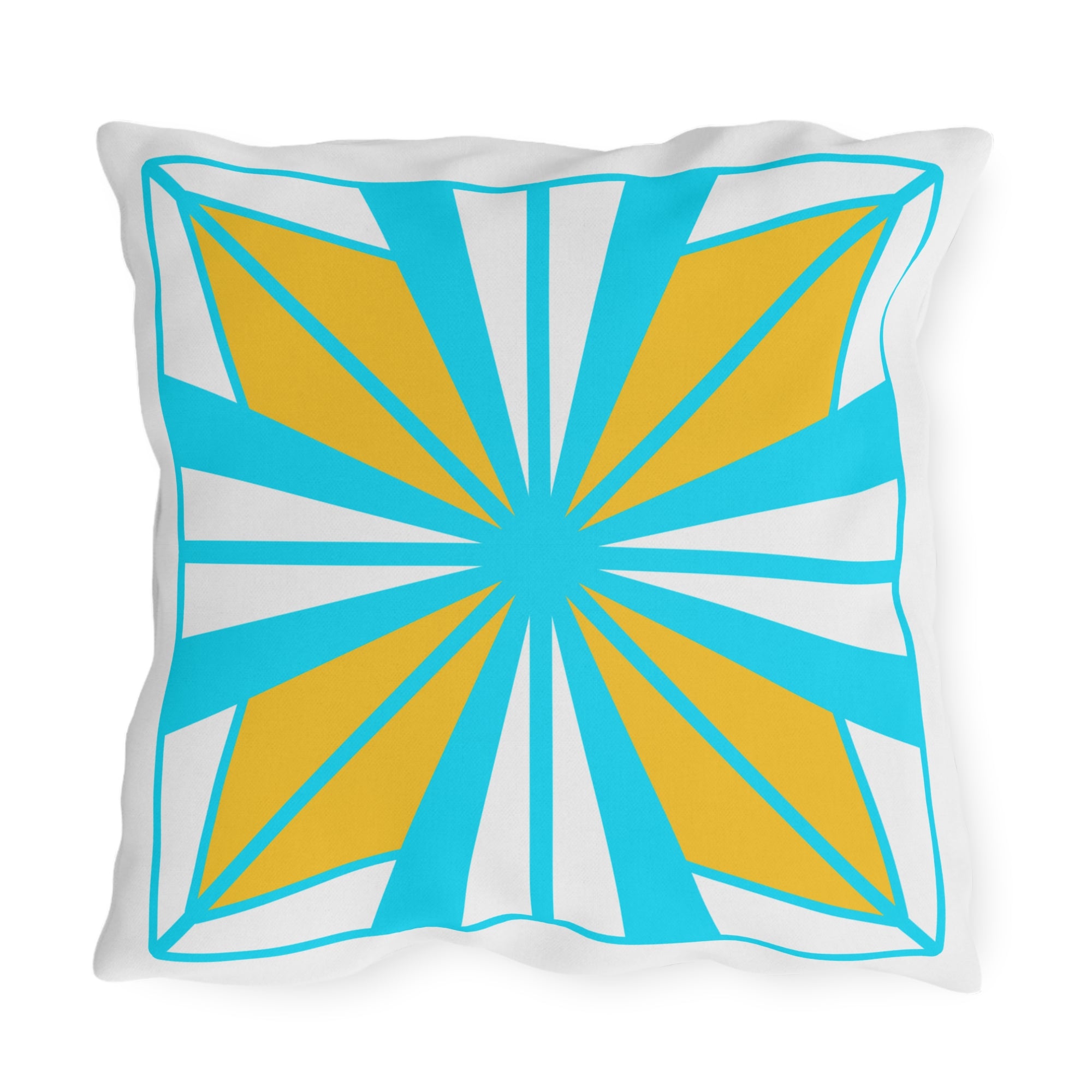 Vibrant Geometric Outdoor Pillows for Patio Decor
