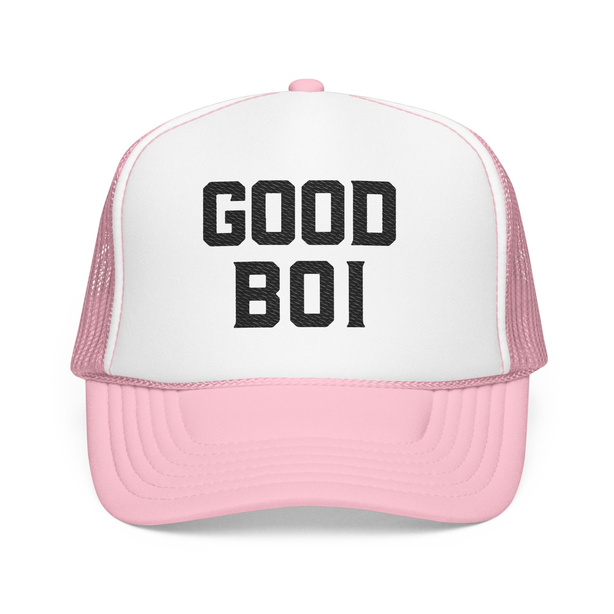 Good Boi Embroidered Foam Trucker Hat, Casual Cap, Boise Gift