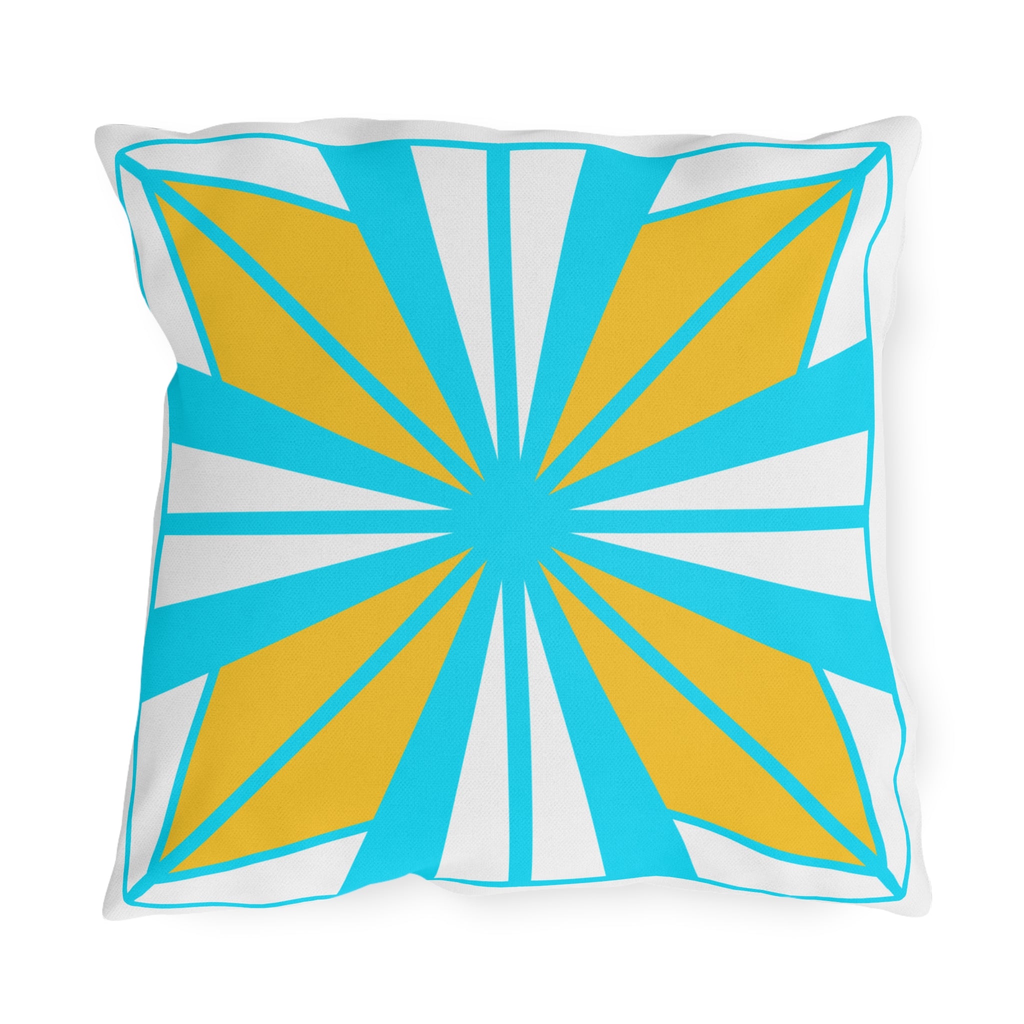 Vibrant Geometric Outdoor Pillows for Patio Decor