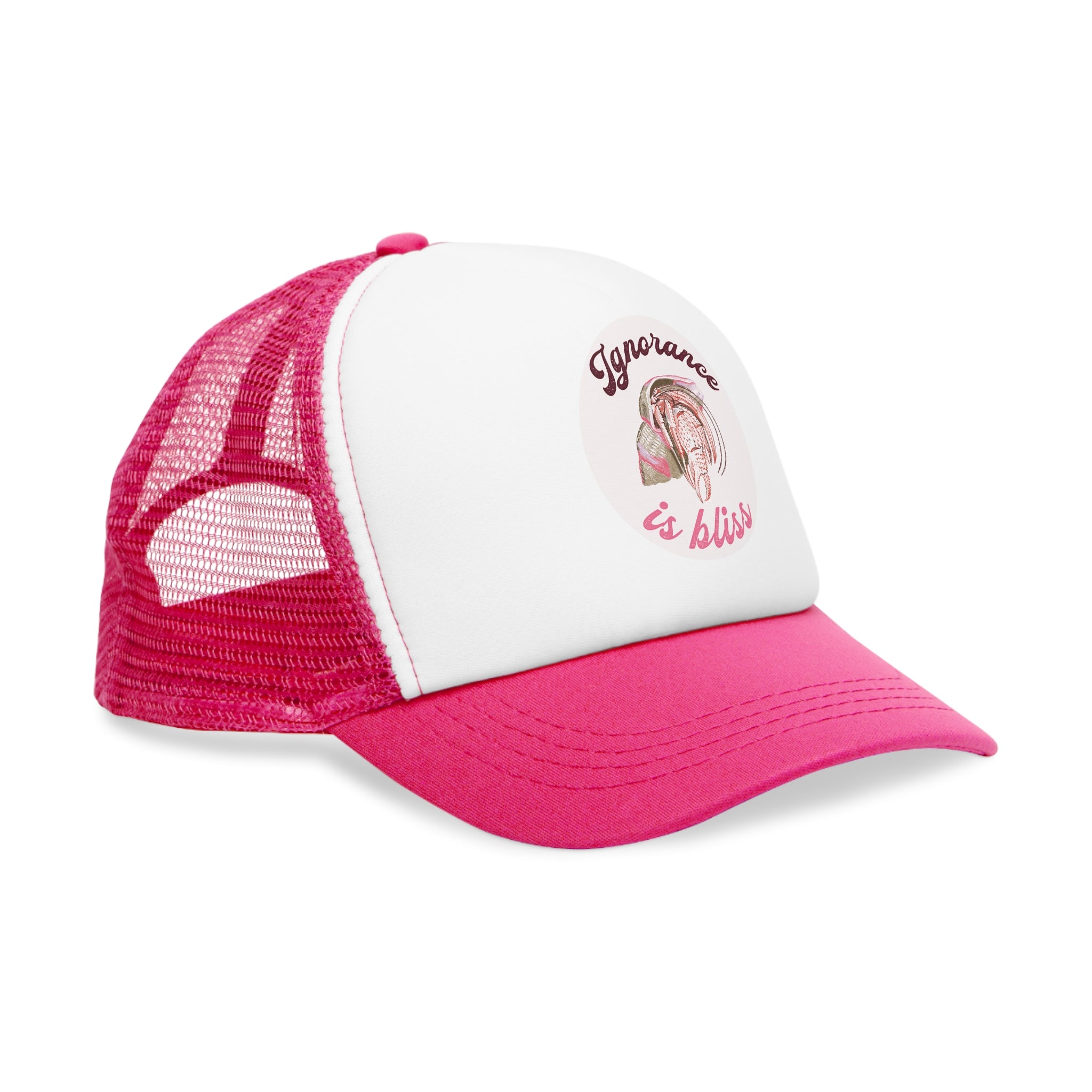 Ignorance is Bliss Mesh Cap -Hermit Crab
