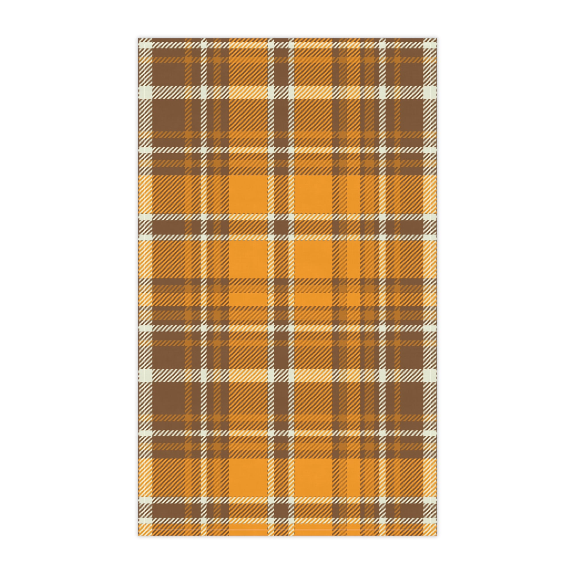 Cozy Fall Flannel Tea Towels (cotton, poly)