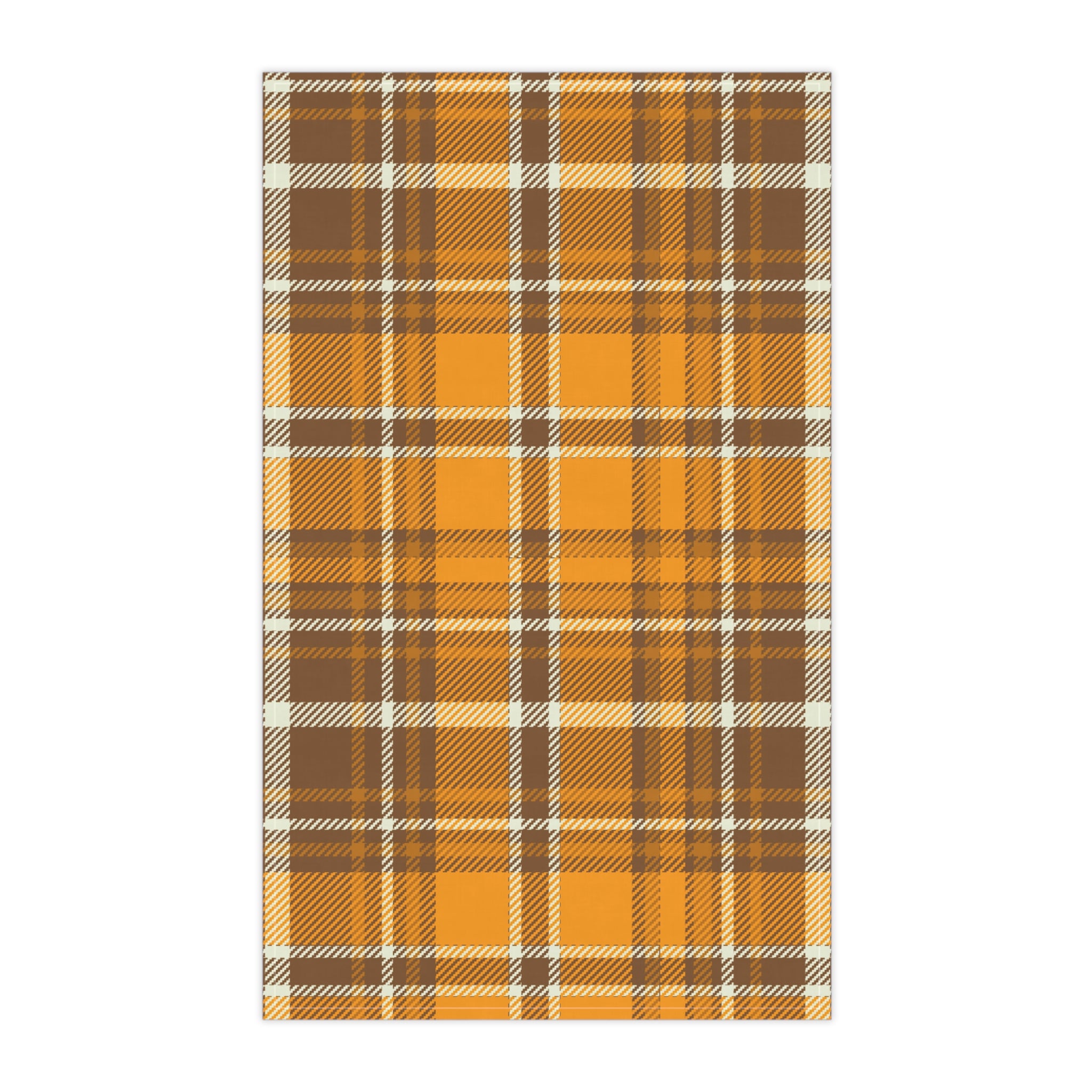 Cozy Fall Flannel Tea Towels (cotton, poly)