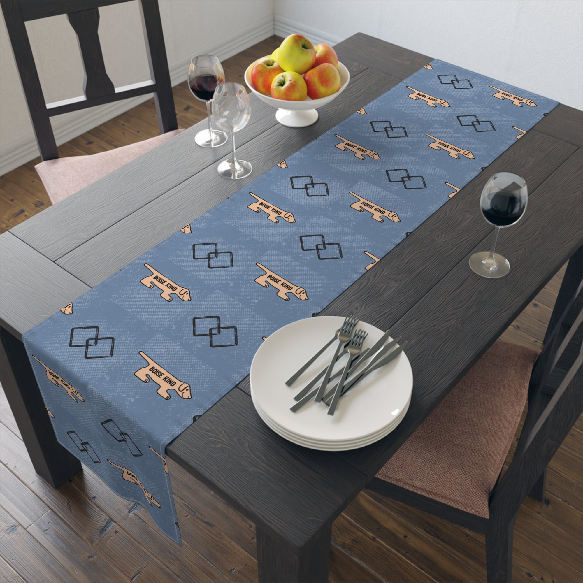 Bow Wow Boise Kind Table Runner