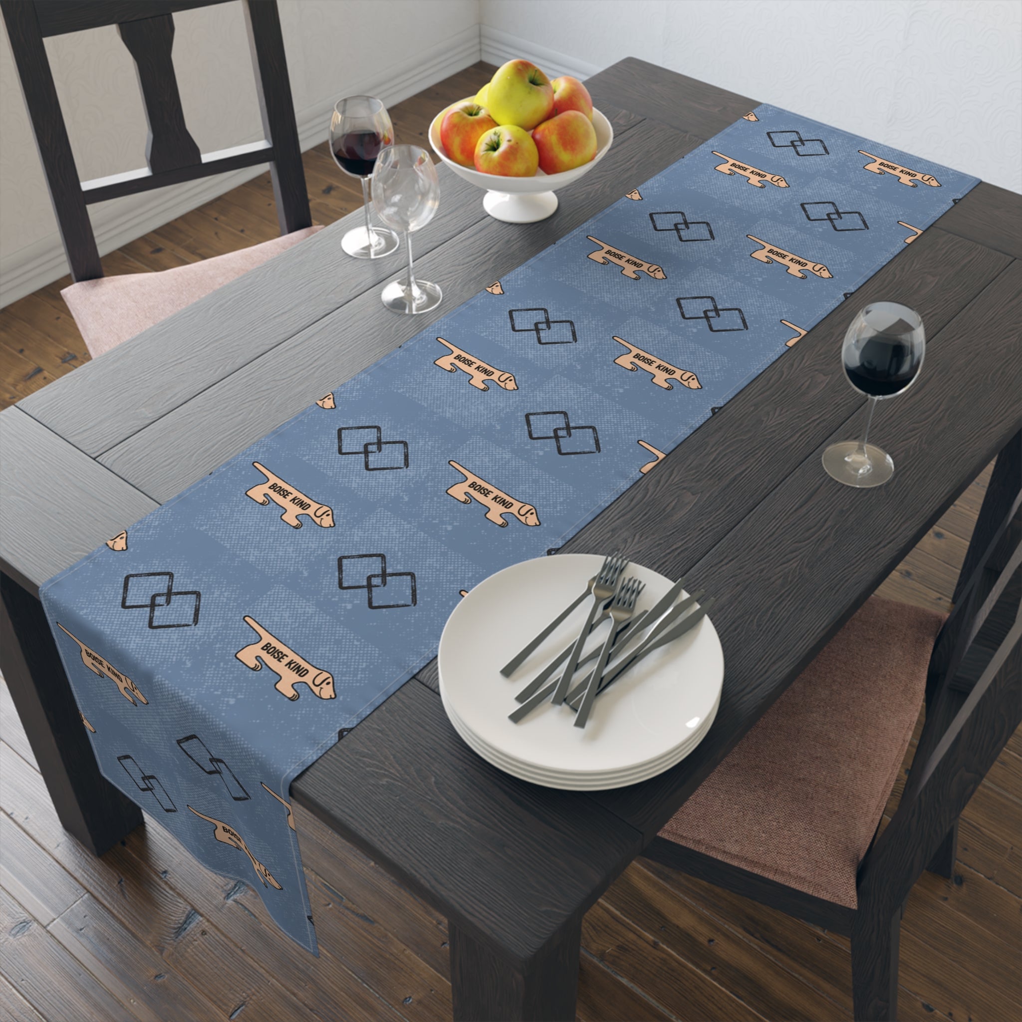 Bow Wow Boise Kind Table Runner