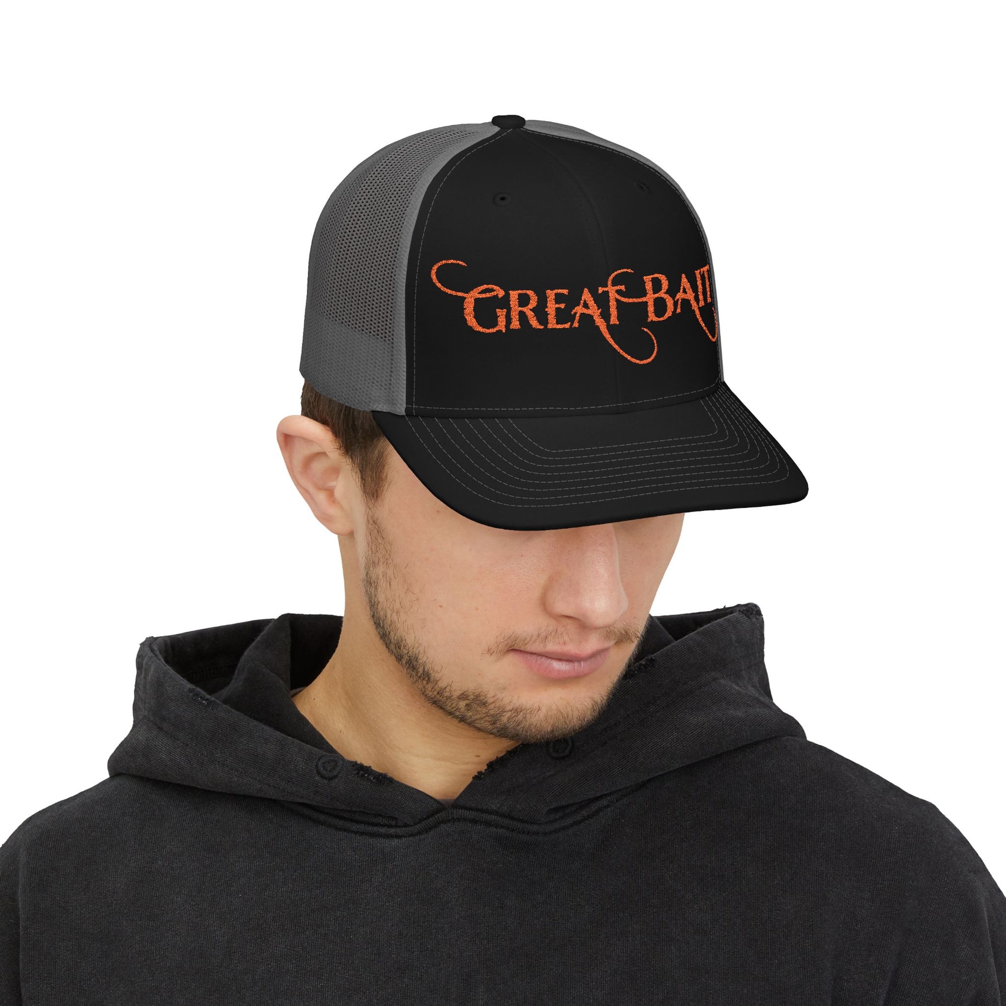 Great Bait Snapback Trucker Cap –Get Hooked