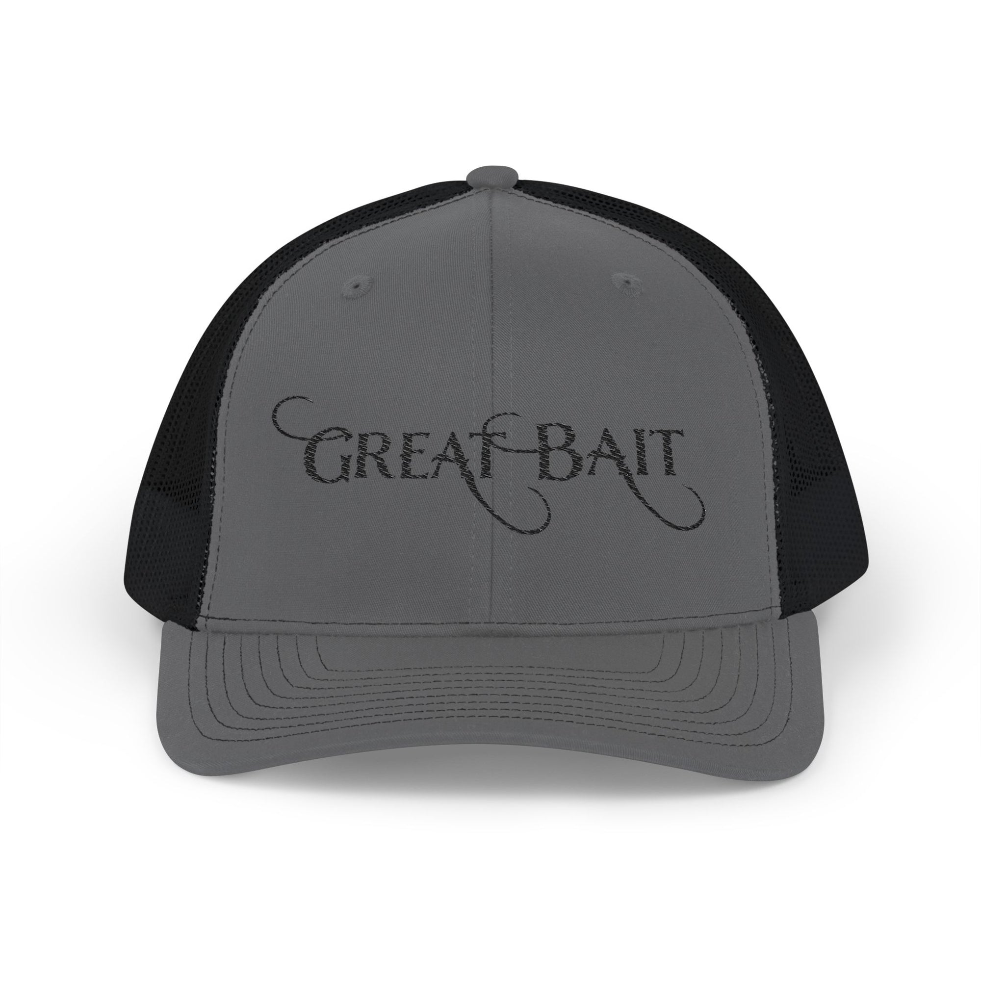 Great Bait Embroidered Snapback Trucker Cap