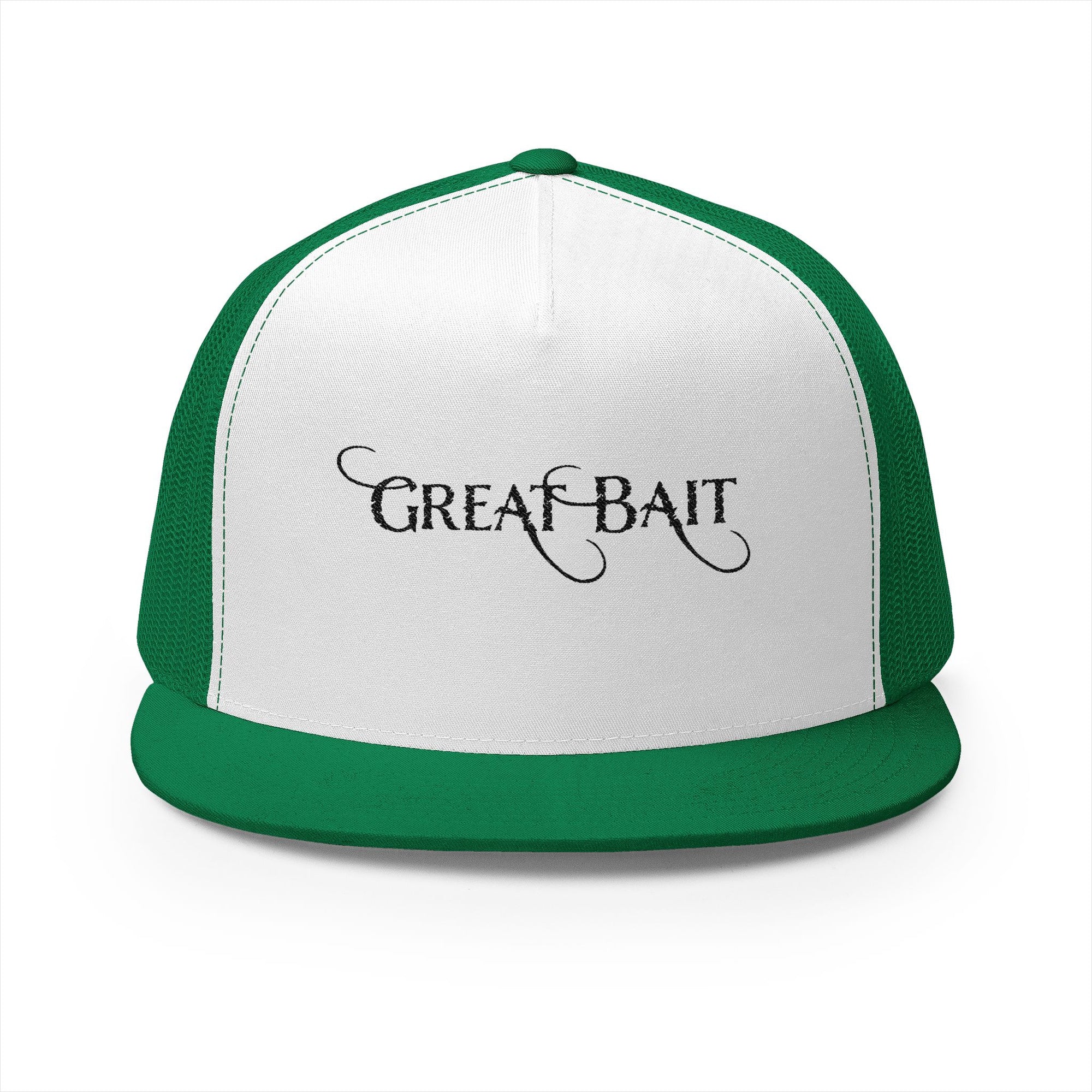 Great Bait 5 Panel Trucker Cap -Get Hooked