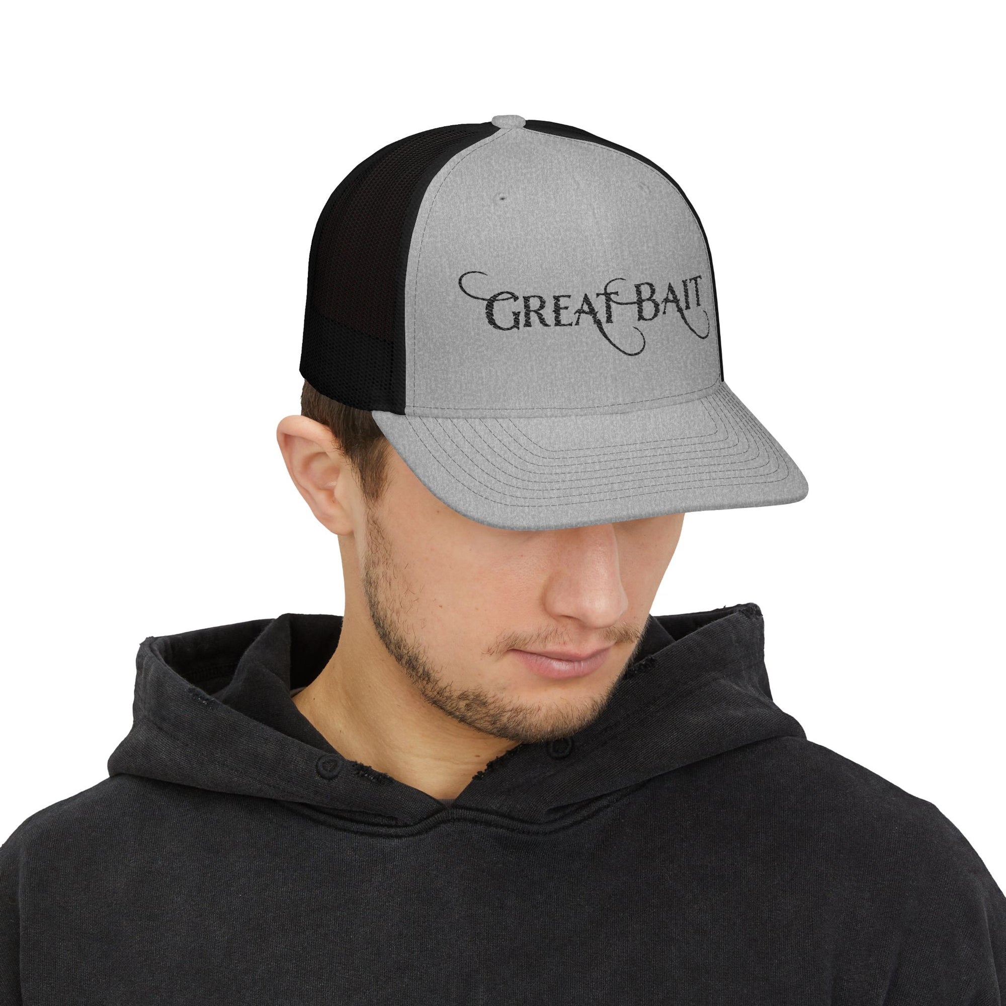 Great Bait Embroidered Snapback Trucker Cap