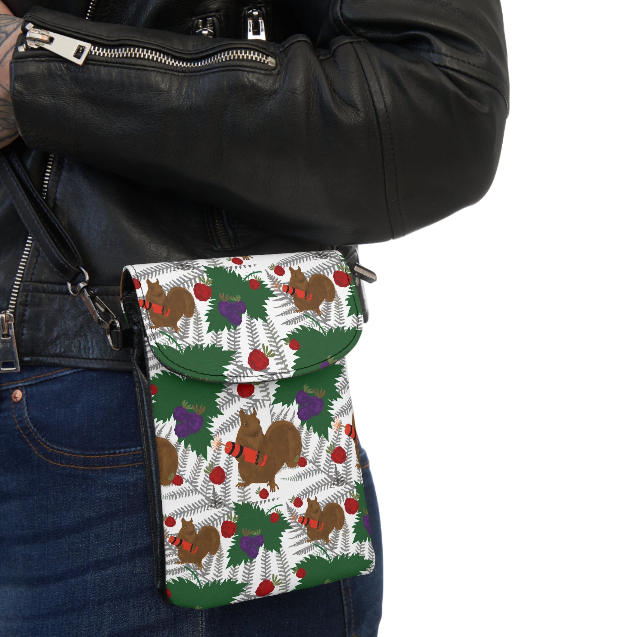 Forest Creature Cell Phone Holder - Phone Wallet, Phone Sling