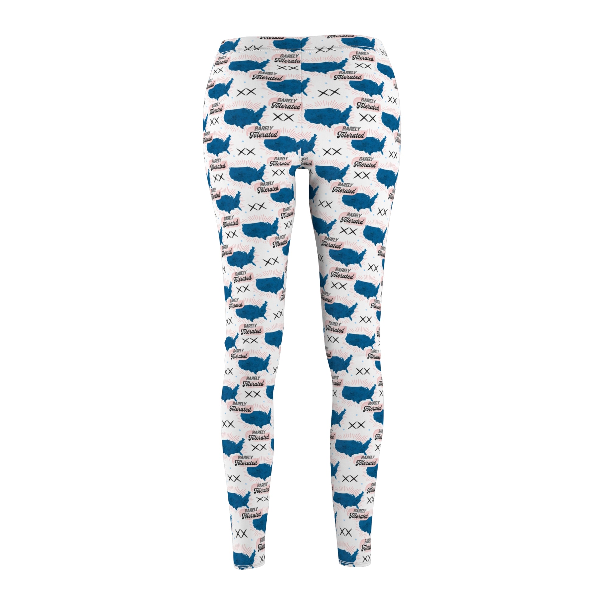 Barely Tolerated Printed Leggings