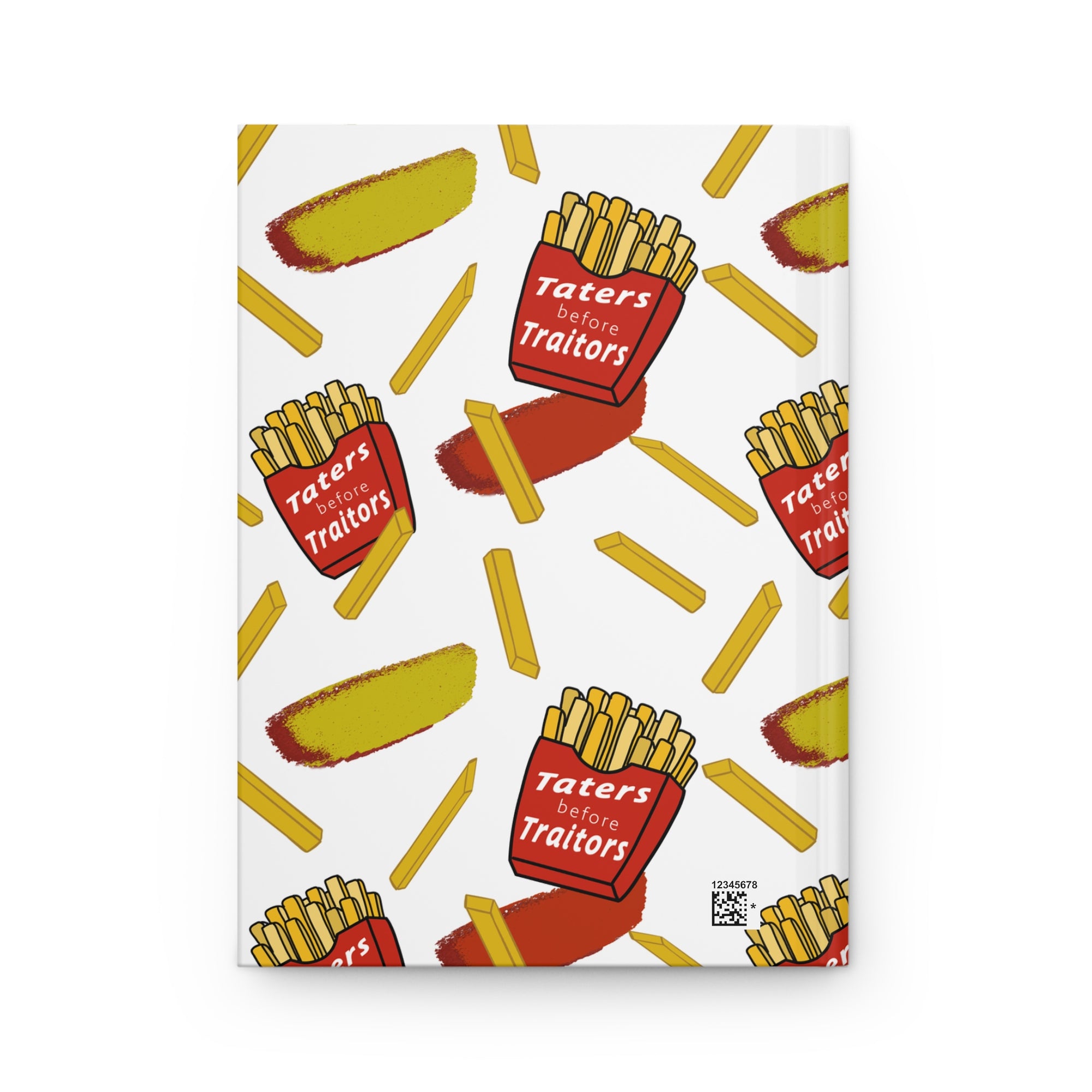Whimsical Hardcover Journal - 'Tatters Before Traitors' Design