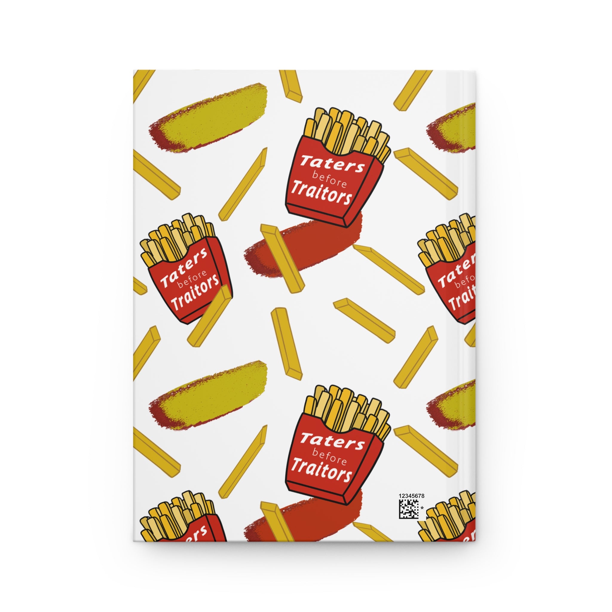 Whimsical Hardcover Journal - 'Tatters Before Traitors' Design