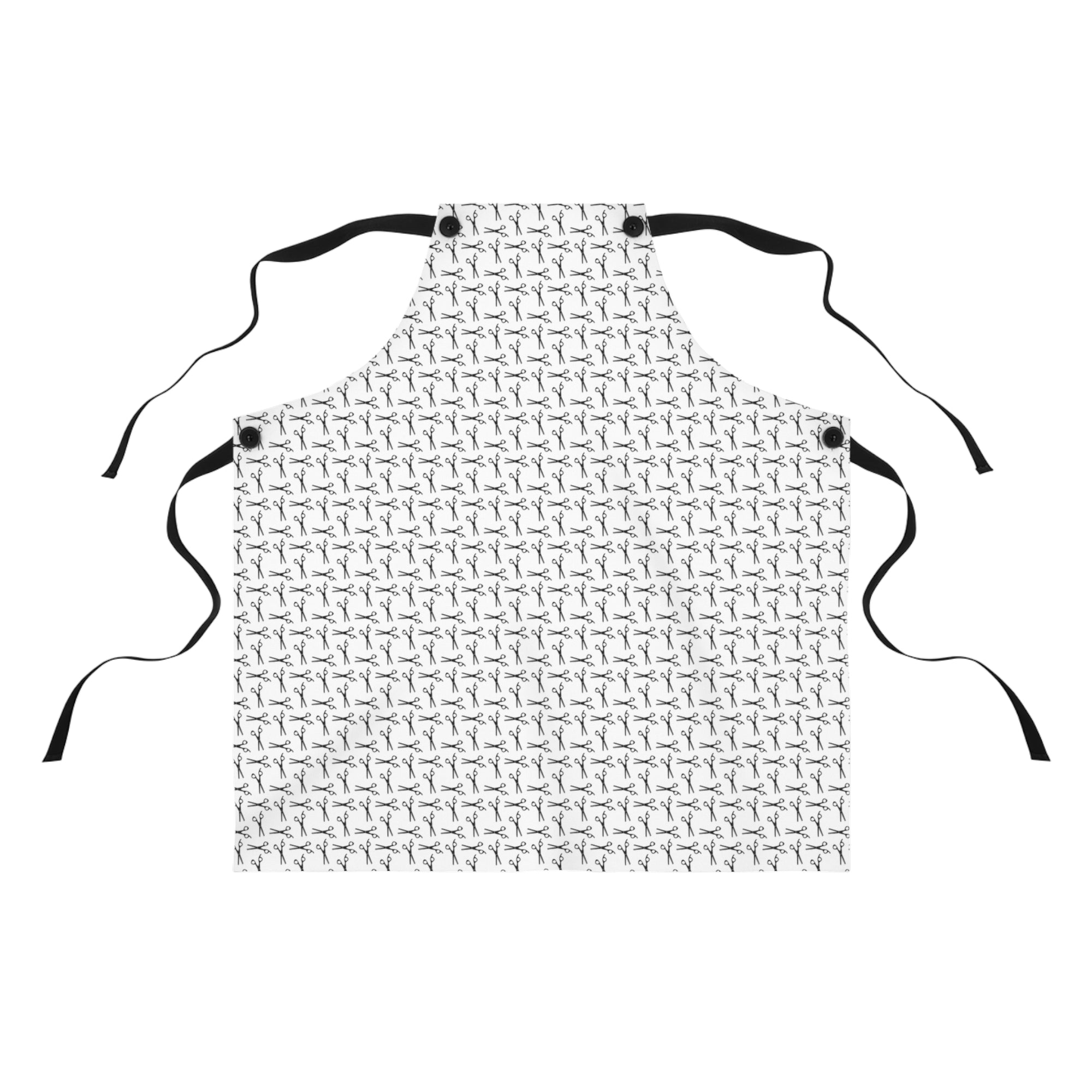 SHears Apron — Classic Monochrome Stylist Shears Pattern Salon Apron
