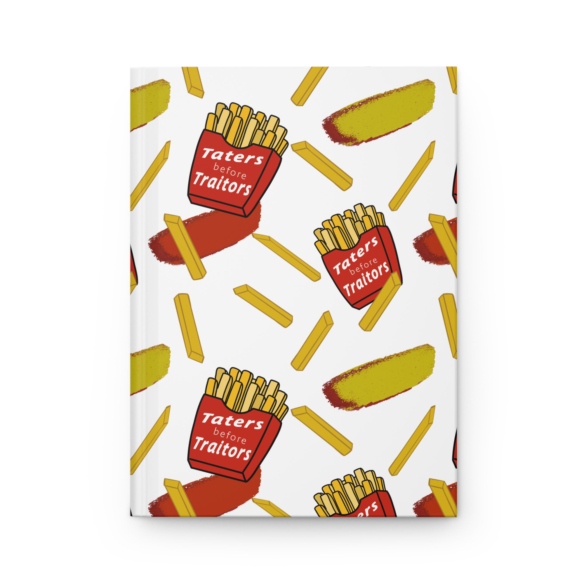 Whimsical Hardcover Journal - 'Tatters Before Traitors' Design