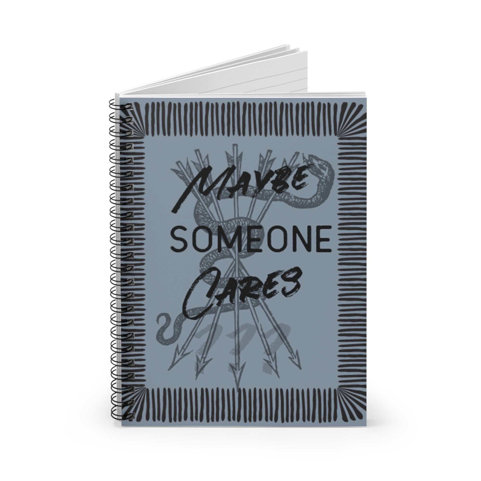 Maybe Someone Cares Spiral Notebook