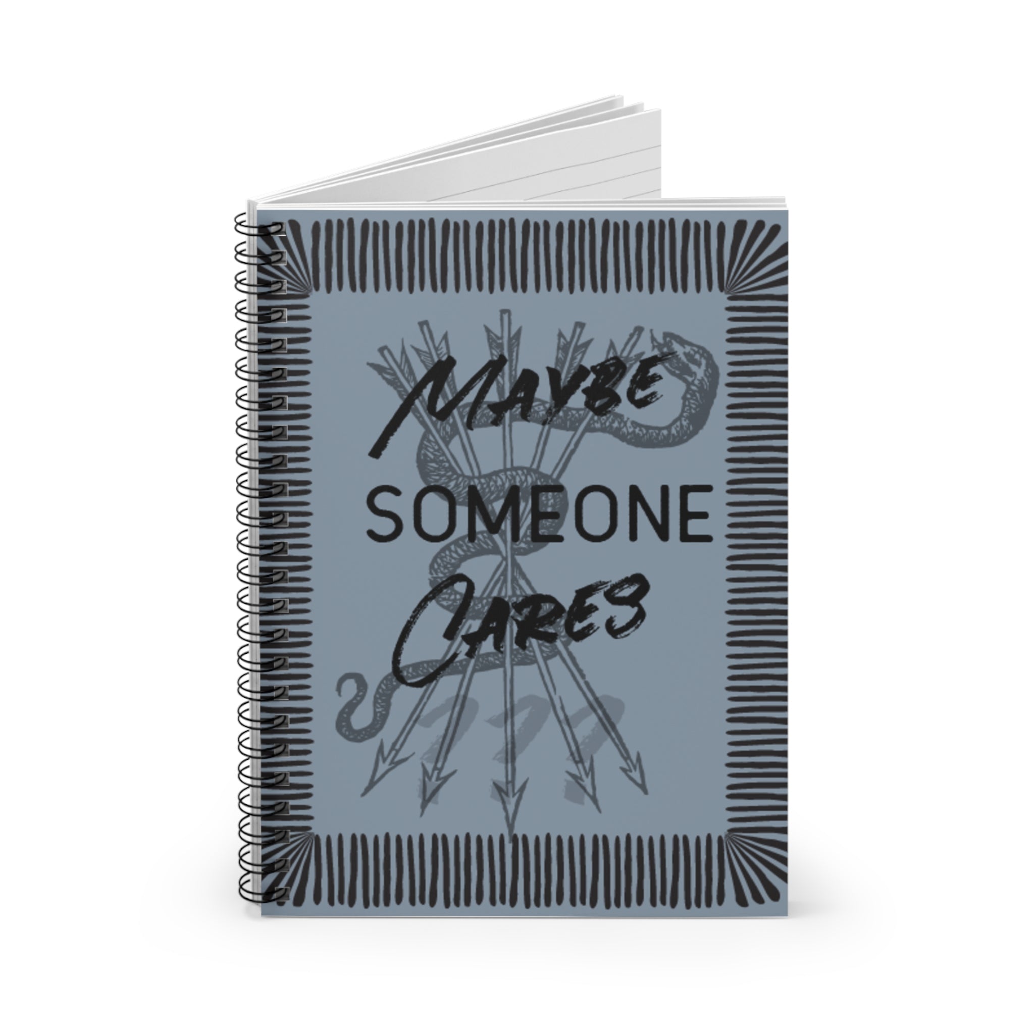 Maybe Someone Cares Spiral Notebook