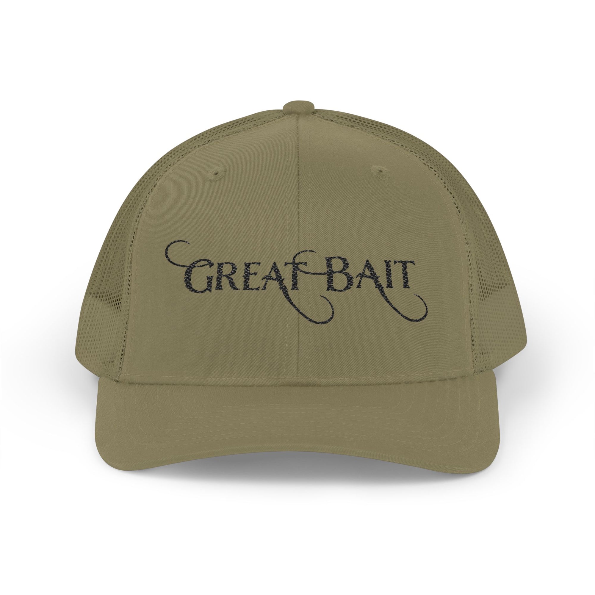 Great Bait Embroidered Snapback Trucker Cap