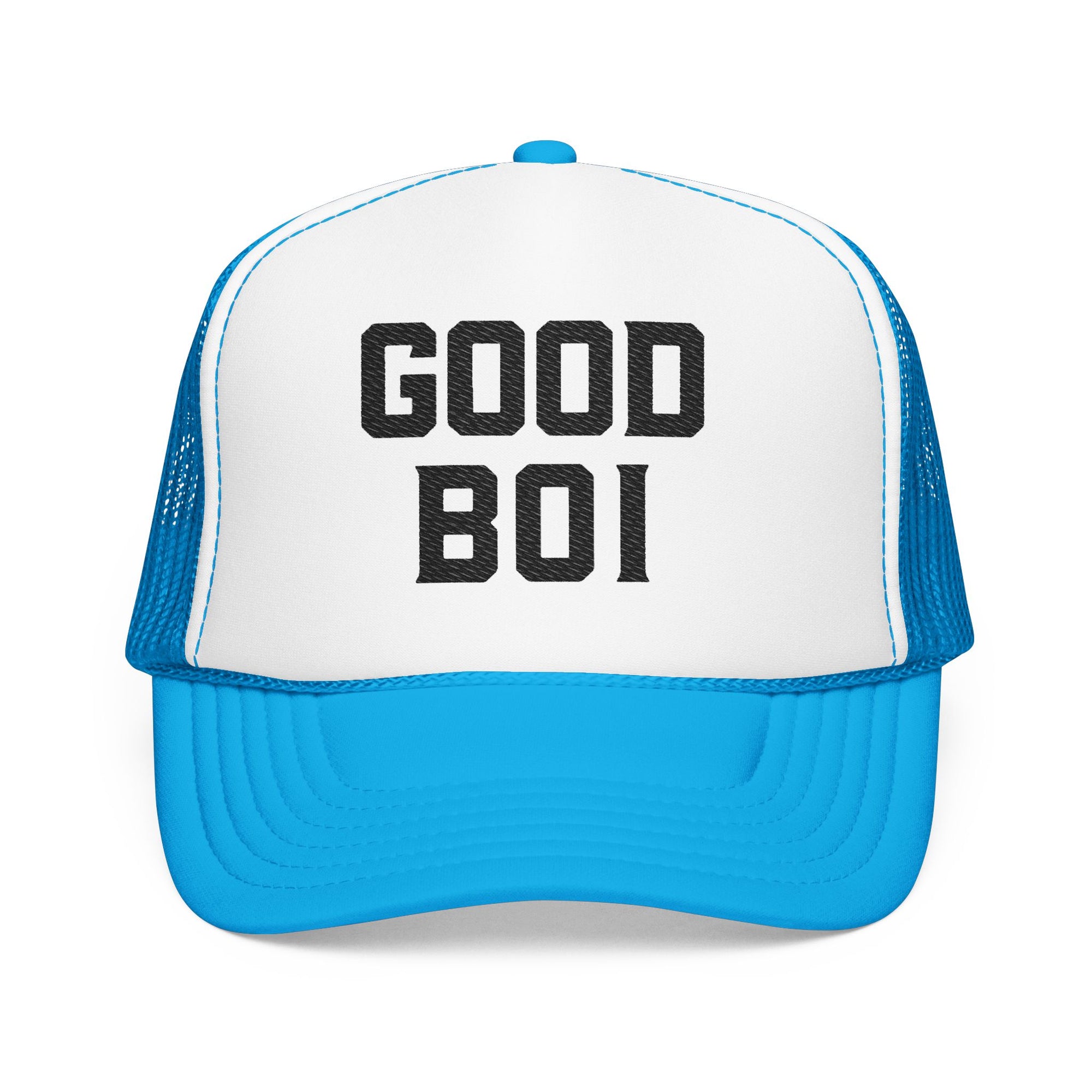 Good Boi Embroidered Foam Trucker Hat, Casual Cap, Boise Gift