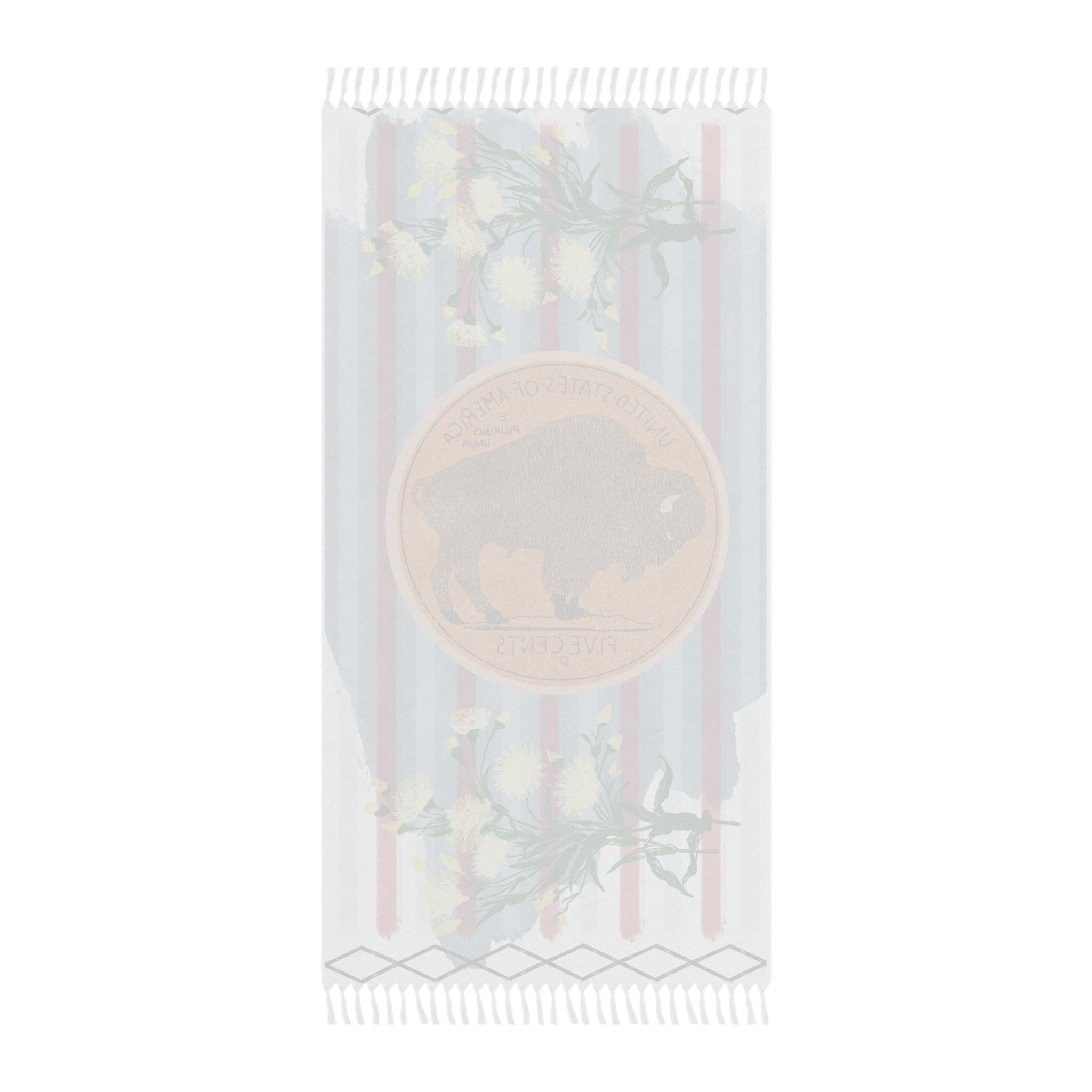 Buffalo Nickel Boho Beach Cloth