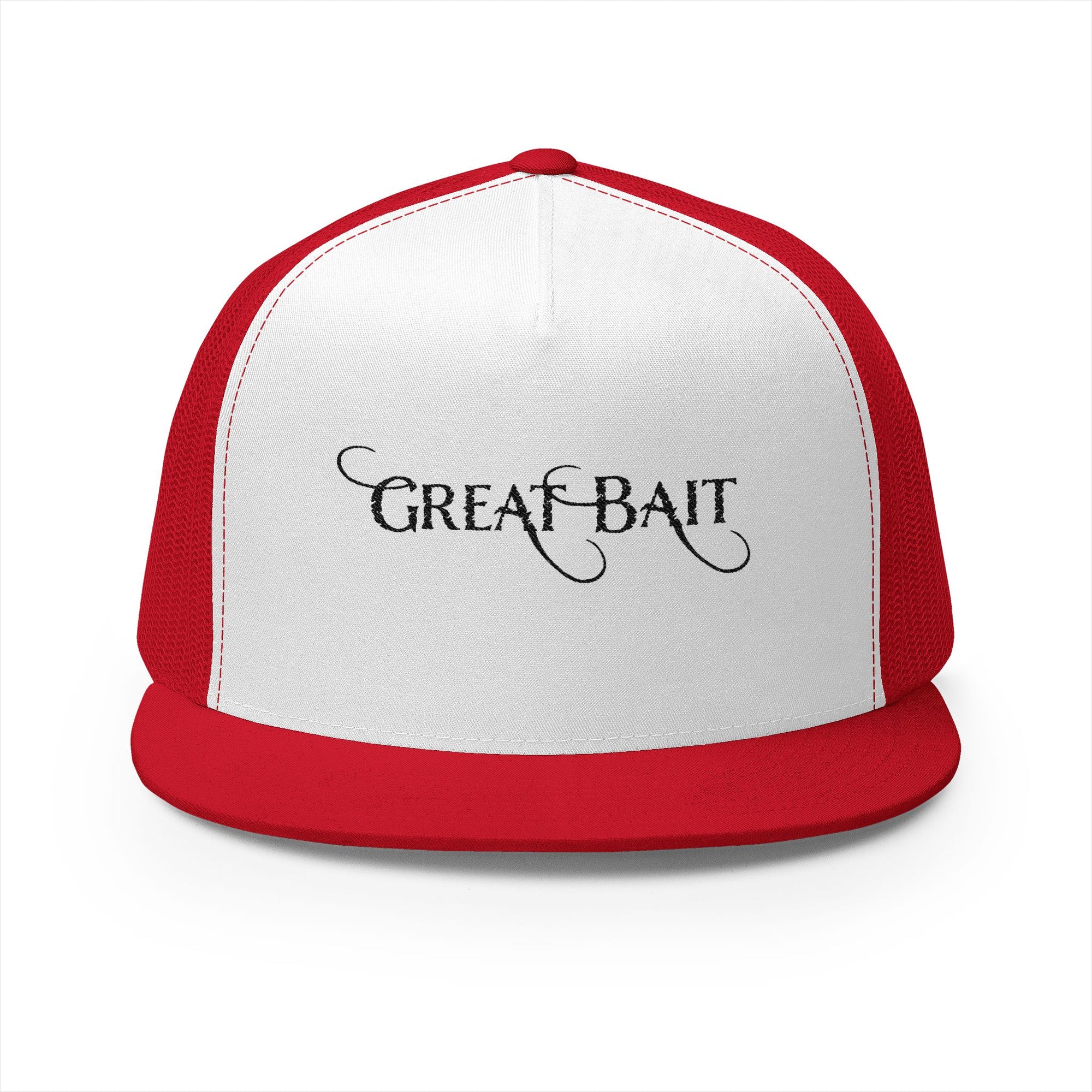 Great Bait 5 Panel Trucker Cap -Get Hooked