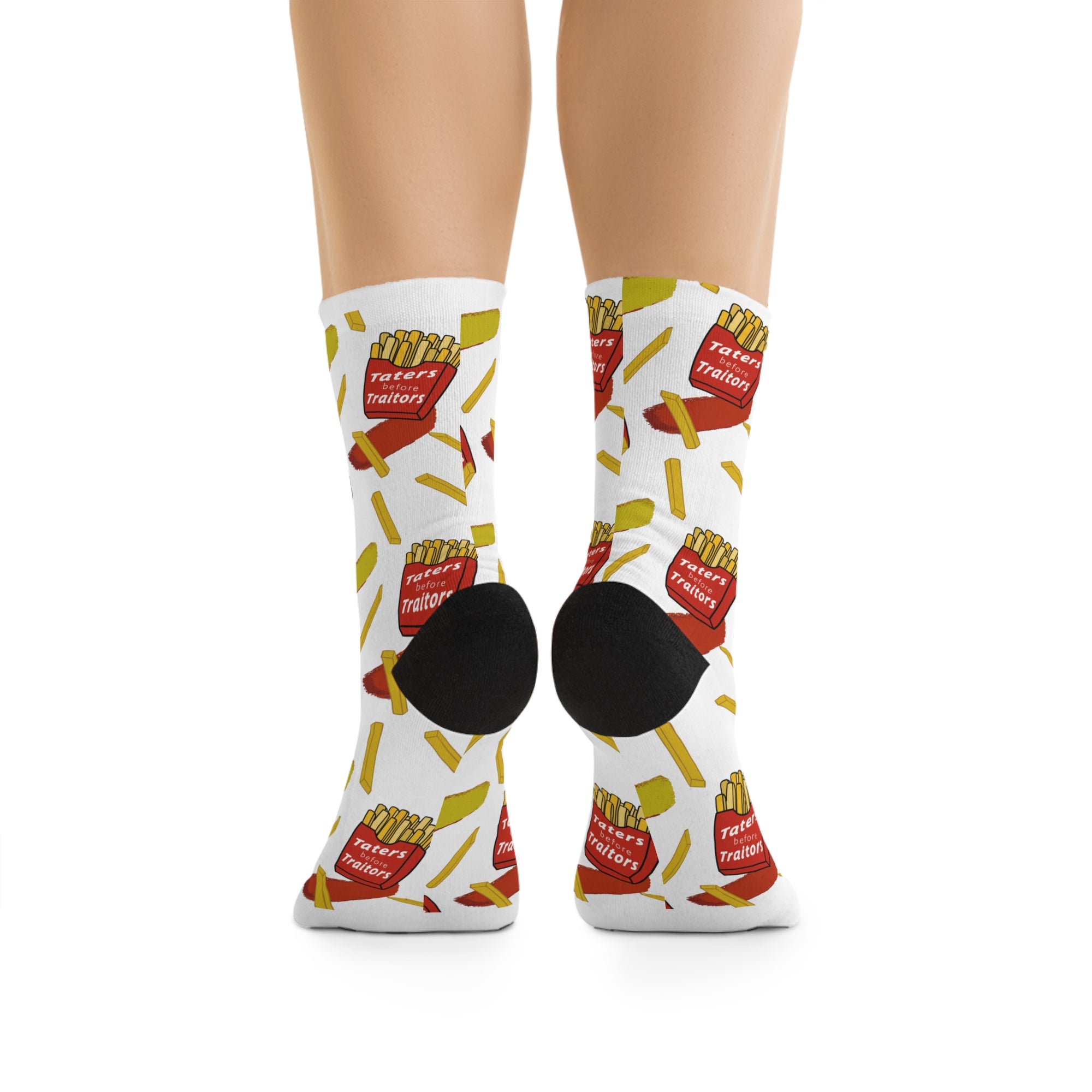 Fun Foodie Socks - Recycled Poly French Fry Design