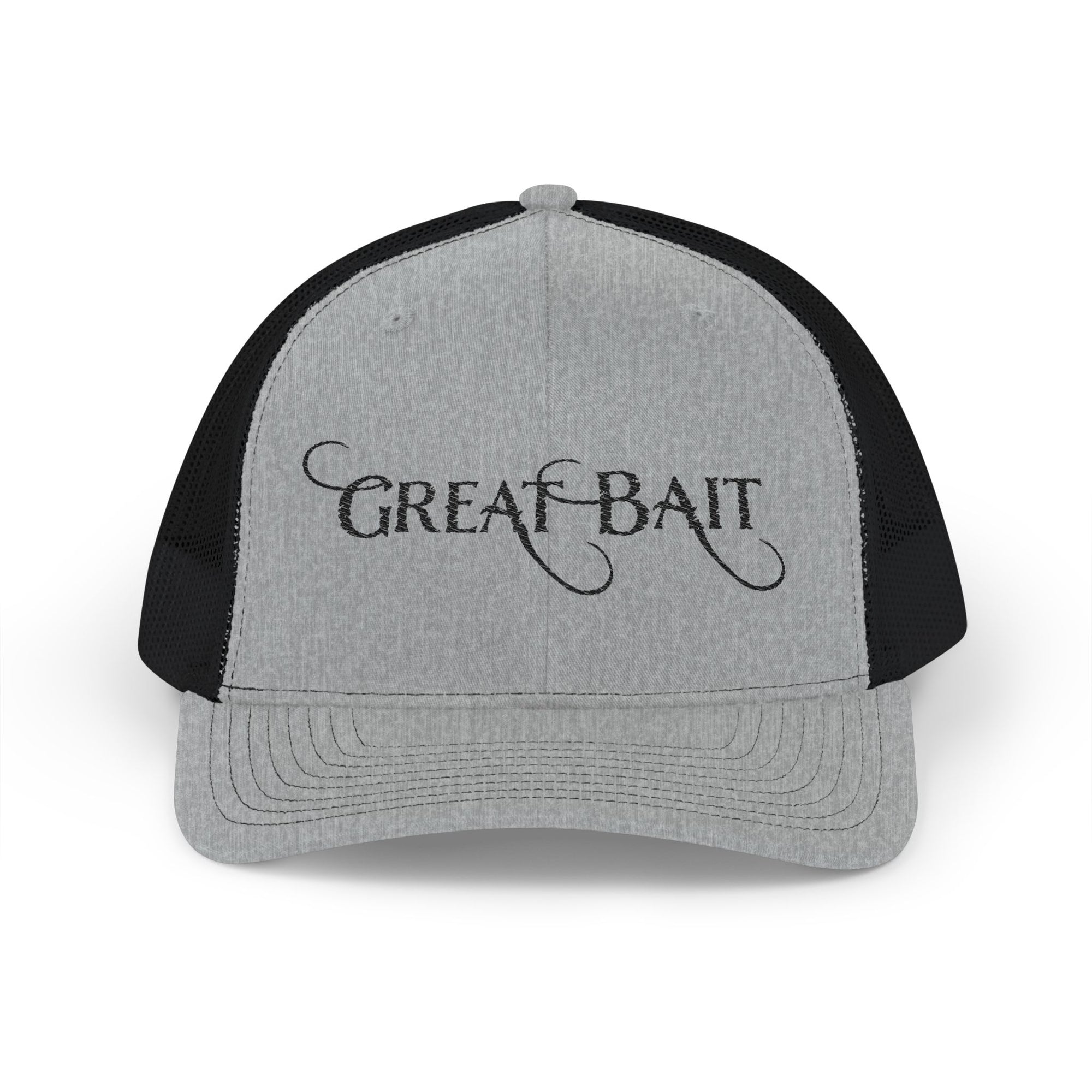 Great Bait Embroidered Snapback Trucker Cap
