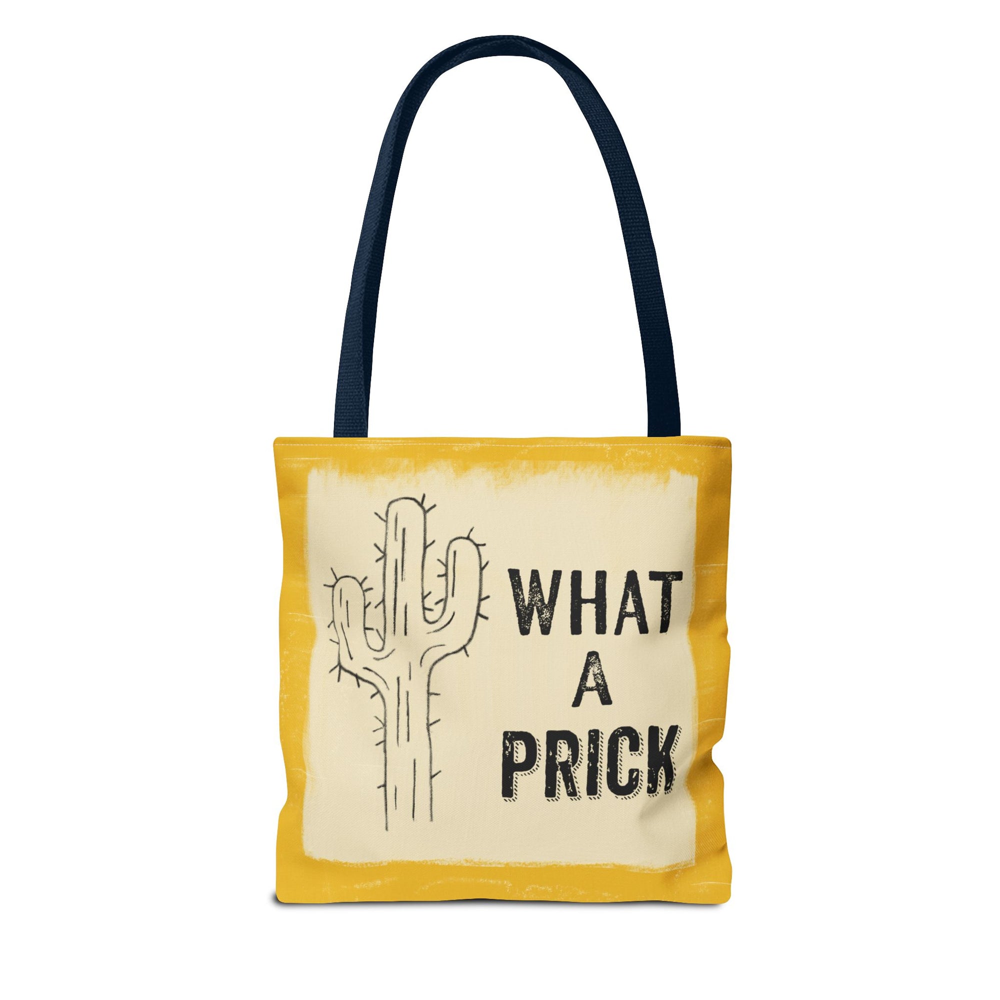 Funny Cactus Tote Bag - "What a Prick" Quirky Design for Everyday Use