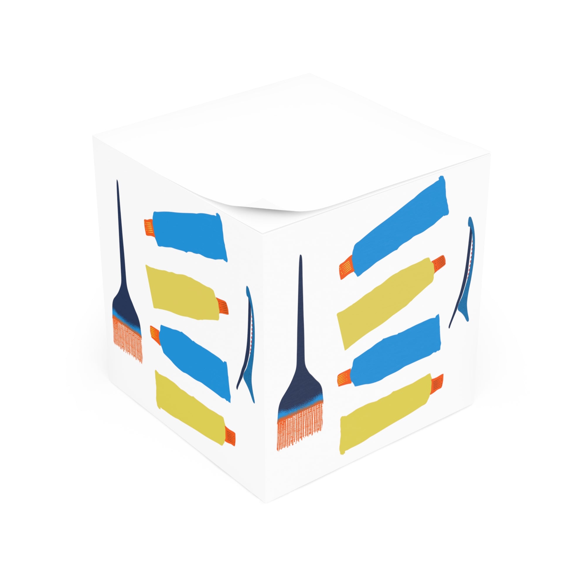 Hair Stylist Color Tools Note Cube | Salon Color Formula Notepad